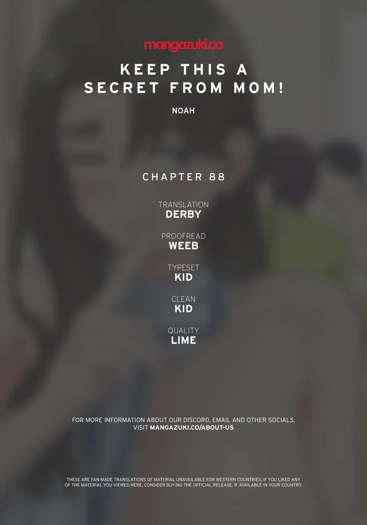 Keep It a Secret From Your Mother! Chapter 88 – page 1