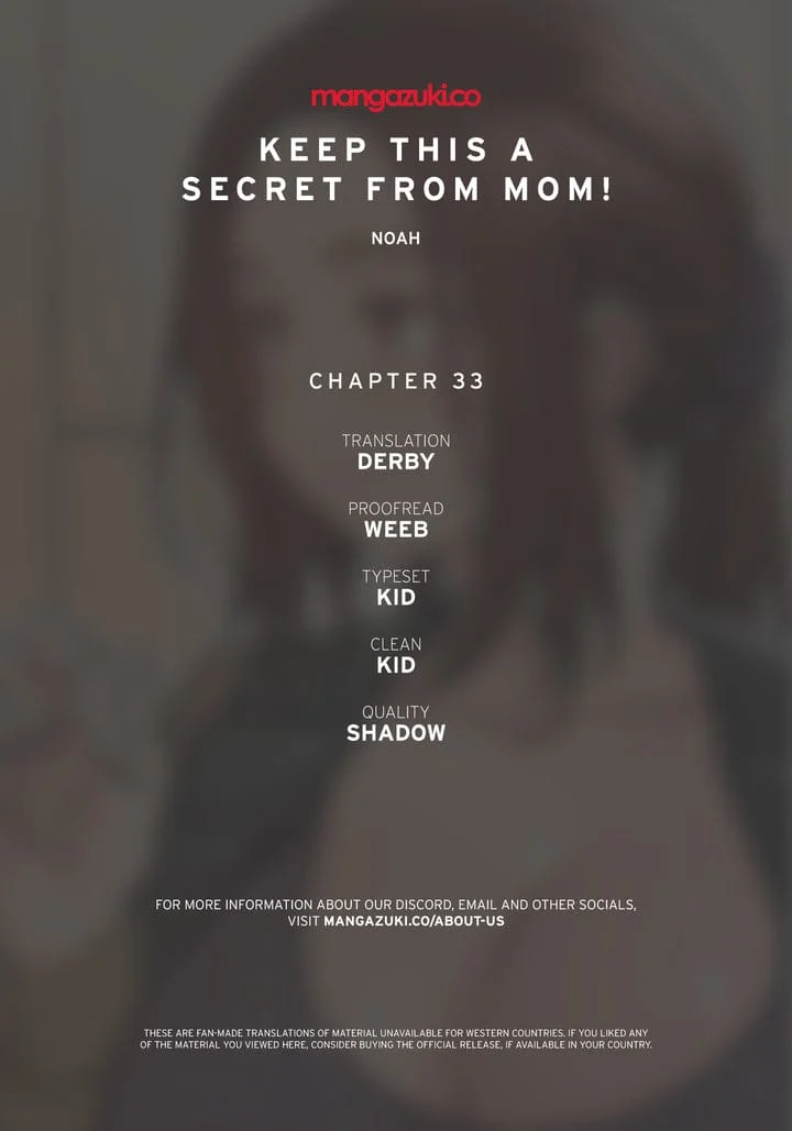 Keep It a Secret From Your Mother! Chapter 33 – page 1