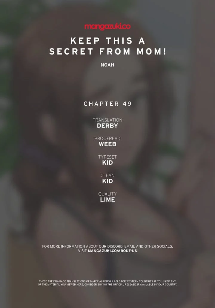 Keep It a Secret From Your Mother! Chapter 49 – page 1