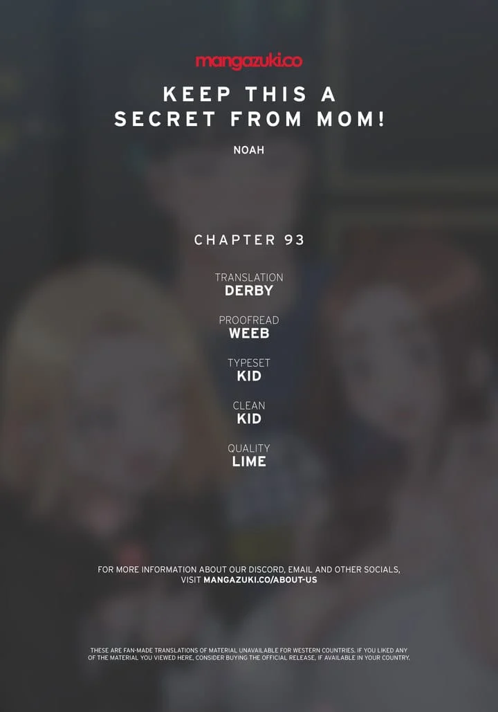 Keep It a Secret From Your Mother! Chapter 93 – page 1