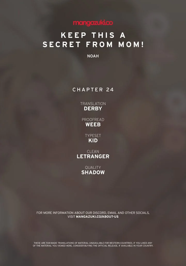 Keep It a Secret From Your Mother! Chapter 24 – page 1