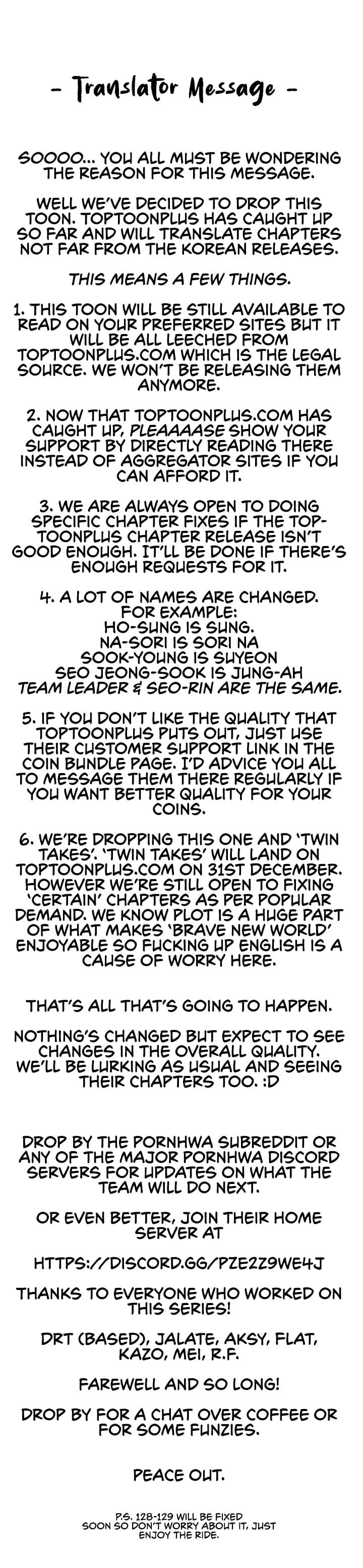 A Wonderful New World [Yoon Gon-ji] Chapter 129.5 – page 1
