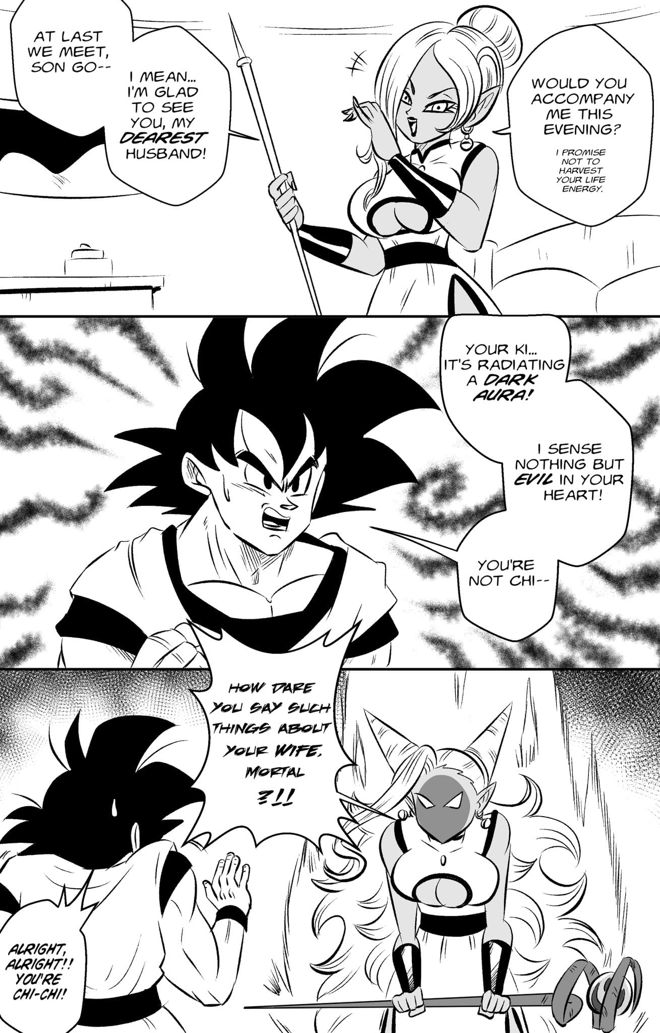 Fake Chichi (Dragon Ball Z) [FunsexyDB] 1 . Fake Chichi - Chapter 1 (Dragon Ball Z) [FunsexyDB] – page 11
