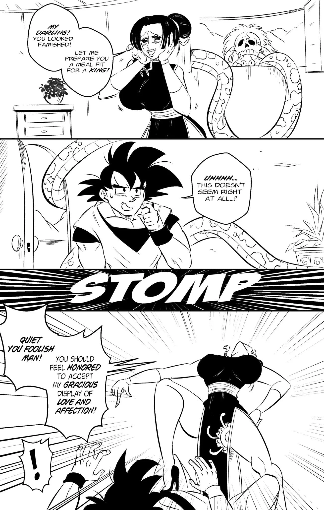 Fake Chichi (Dragon Ball Z) [FunsexyDB] 1 . Fake Chichi - Chapter 1 (Dragon Ball Z) [FunsexyDB] – page 16