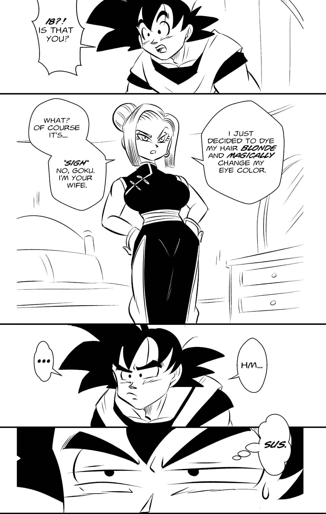Fake Chichi (Dragon Ball Z) [FunsexyDB] 1 . Fake Chichi - Chapter 1 (Dragon Ball Z) [FunsexyDB] – page 6