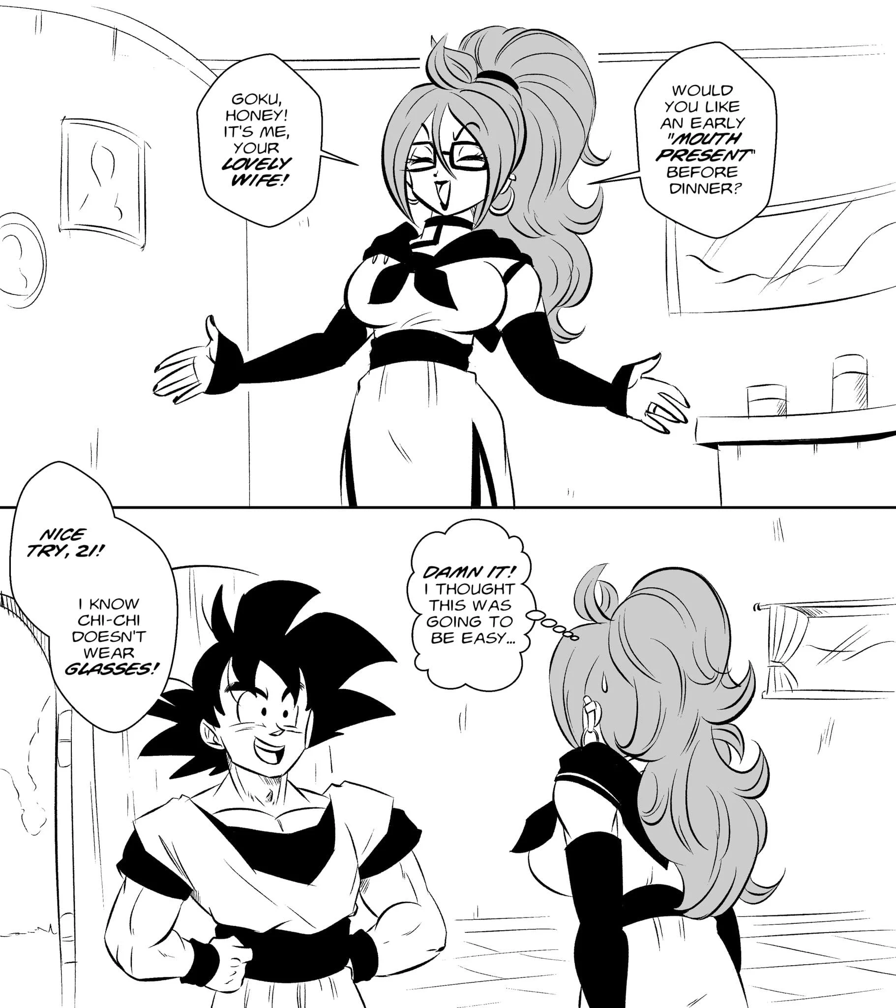 Fake Chichi (Dragon Ball Z) [FunsexyDB] 1 . Fake Chichi - Chapter 1 (Dragon Ball Z) [FunsexyDB] – page 9