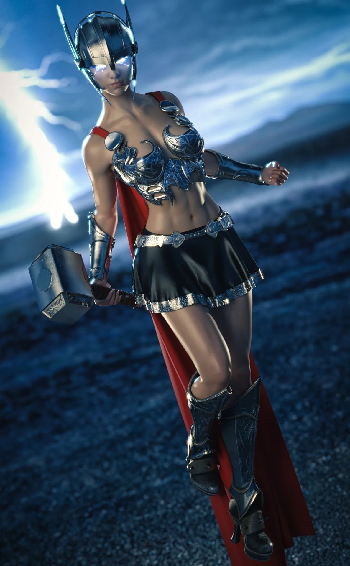 Artworks and Misc. Content [Forged3DX] Anya As Thor – page 1