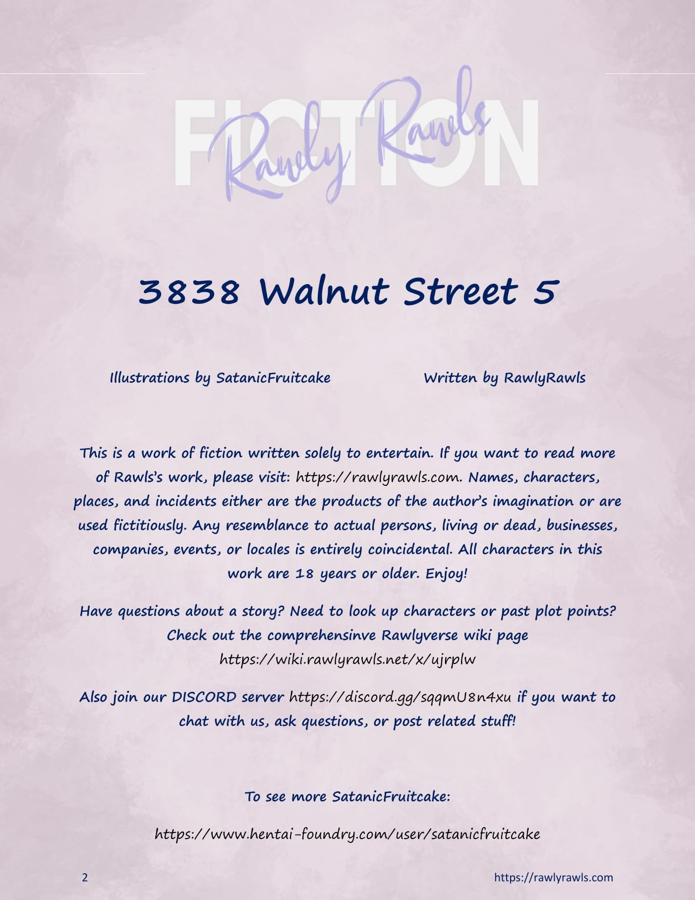 3838 Walnut Street [RawlyRawls , SatanicFruitcake] 5 . 3838 Walnut Street - Chapter 5 [RawlyRawls , SatanicFruitcake] – page 2