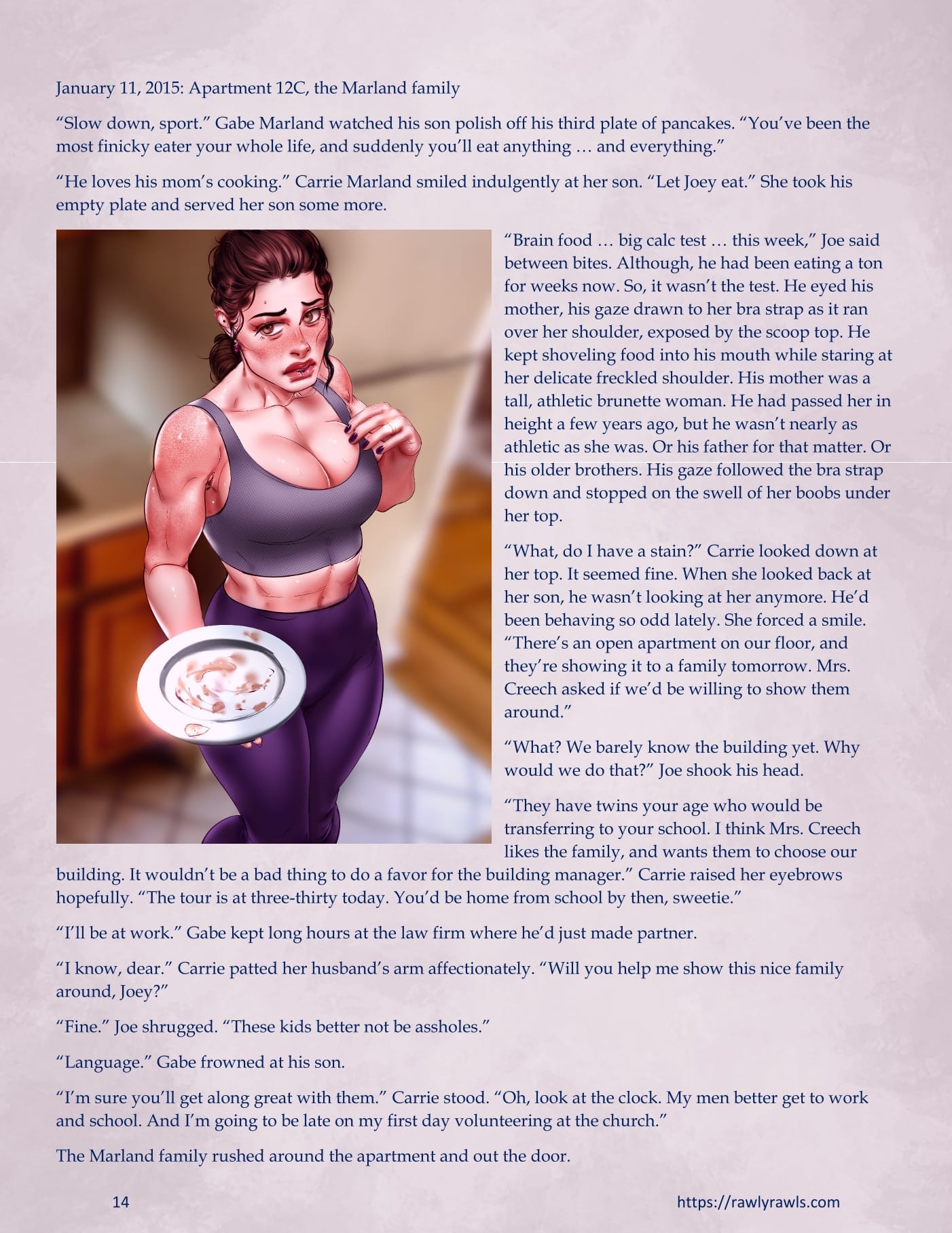 3838 Walnut Street [RawlyRawls , SatanicFruitcake] 1 . 3838 Walnut Street - Chapter 1 [RawlyRawls , SatanicFruitcake] – page 14