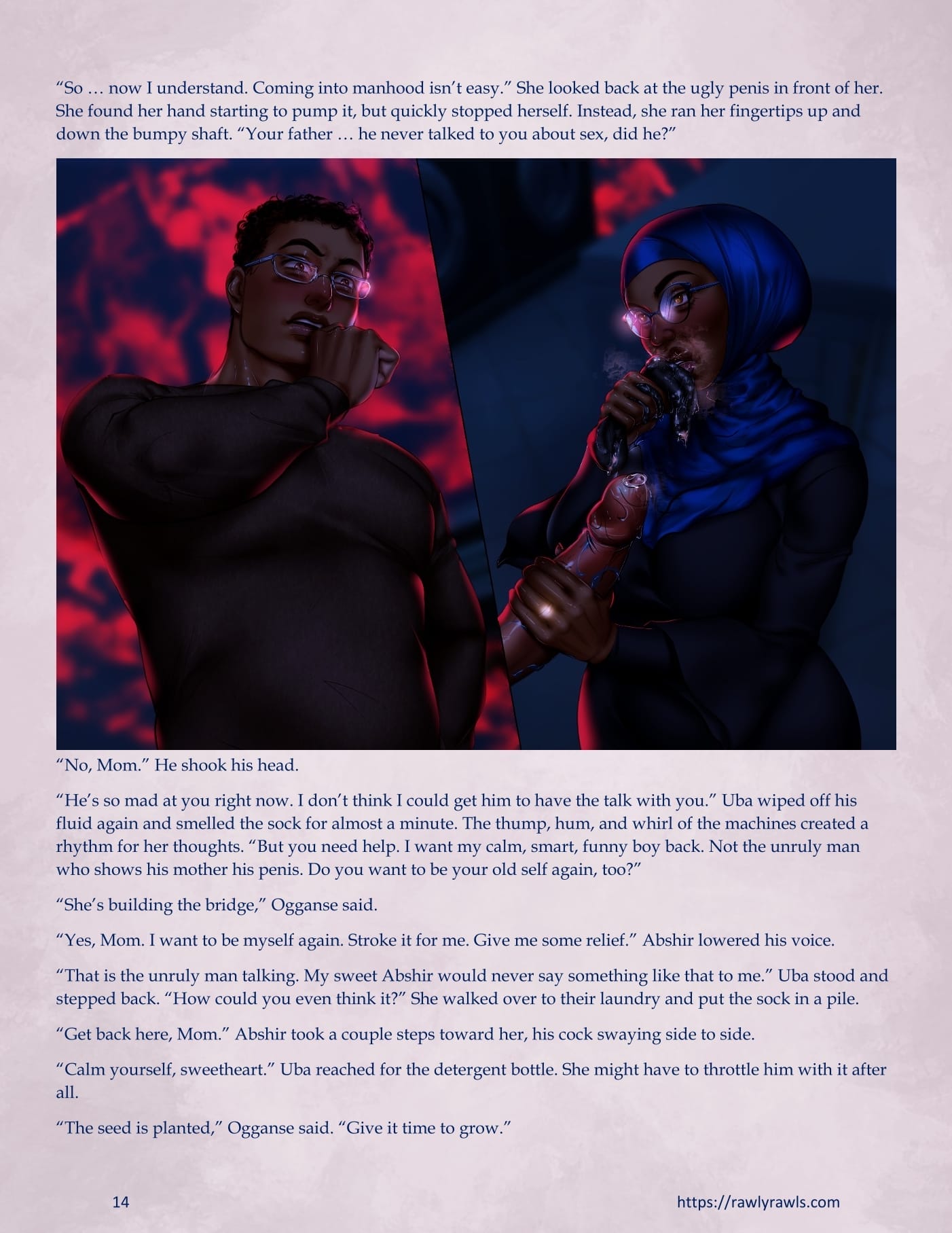 3838 Walnut Street [RawlyRawls , SatanicFruitcake] 9 . 3838 Walnut Street - Chapter 9 [RawlyRawls , SatanicFruitcake] – page 14
