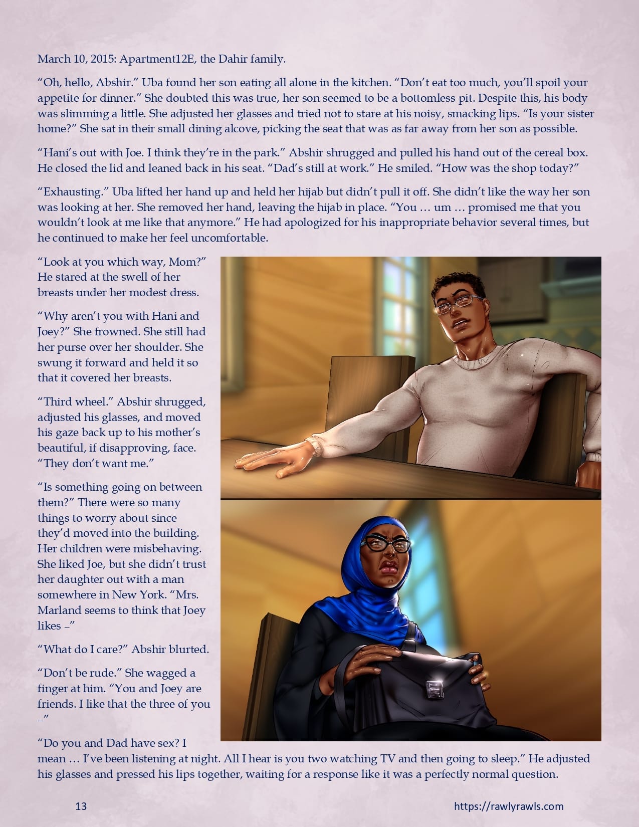 3838 Walnut Street [RawlyRawls , SatanicFruitcake] 6 . 3838 Walnut Street - Chapter 6 [RawlyRawls , SatanicFruitcake] – page 13