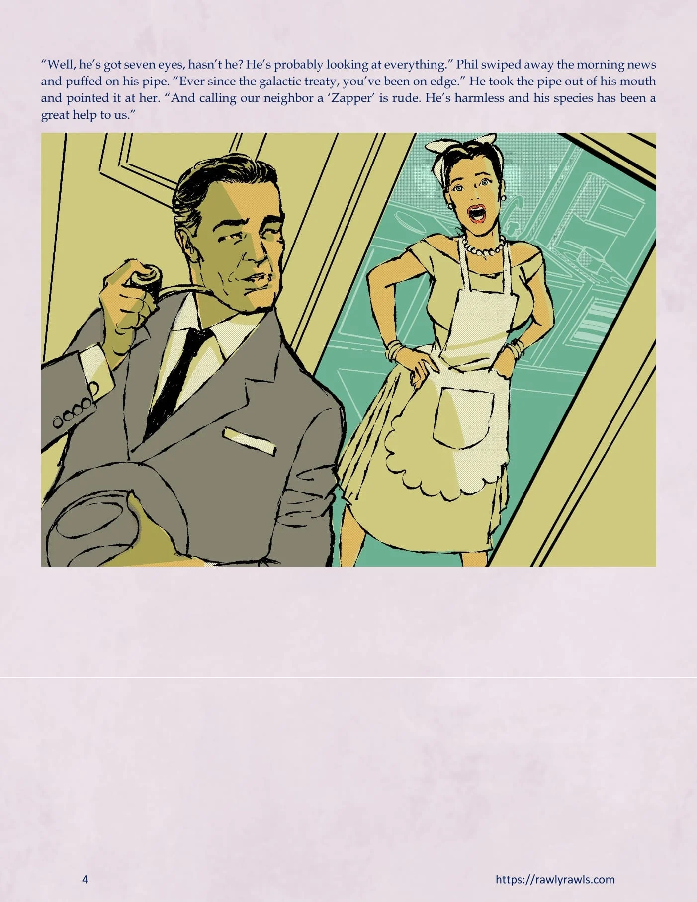 Zapped! [DixonLyrax , RawlyRawls] 1 . Zapped! - Chapter 1 [DixonLyrax , RawlyRawls] – page 4