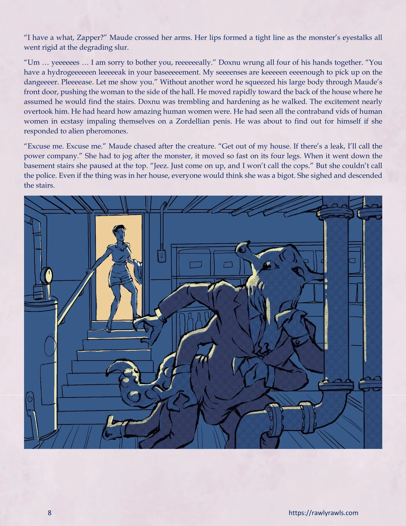 Zapped! [DixonLyrax , RawlyRawls] 1 . Zapped! - Chapter 1 [DixonLyrax , RawlyRawls] – page 8