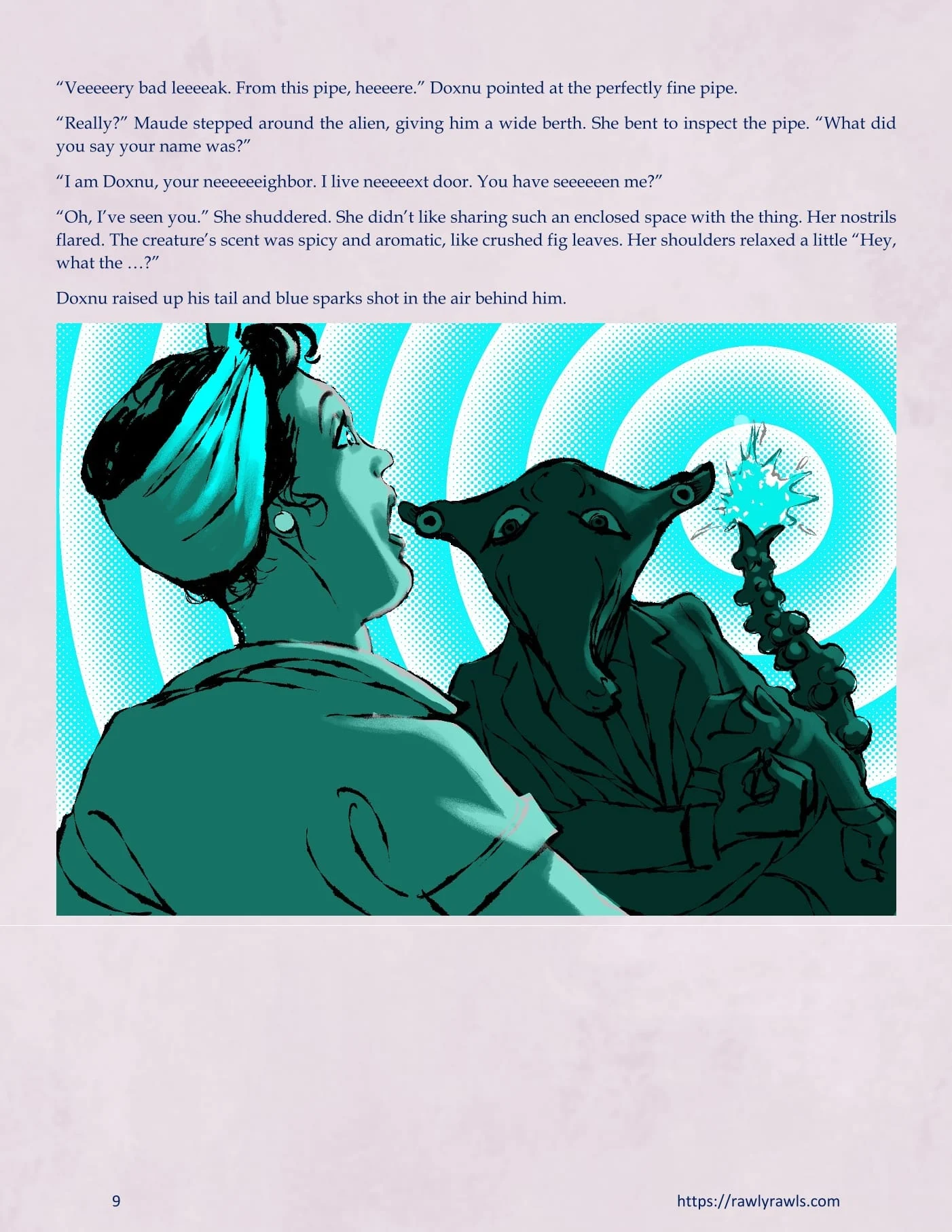 Zapped! [DixonLyrax , RawlyRawls] 1 . Zapped! - Chapter 1 [DixonLyrax , RawlyRawls] – page 9