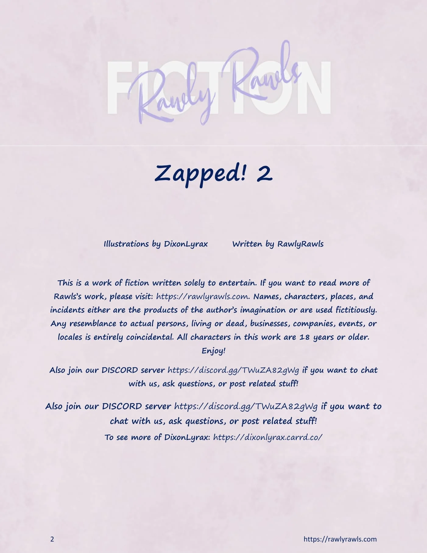 Zapped! [DixonLyrax , RawlyRawls] 2 . Zapped! - Chapter 2 [DixonLyrax , RawlyRawls] – page 2