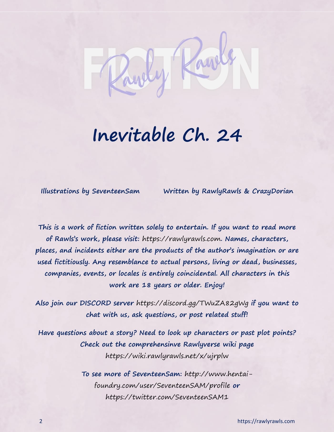Inevitable [SeventeenSam , RawlyRawls] 24 . Inevitable - Chapter 24 [SeventeenSam , RawlyRawls] – page 2