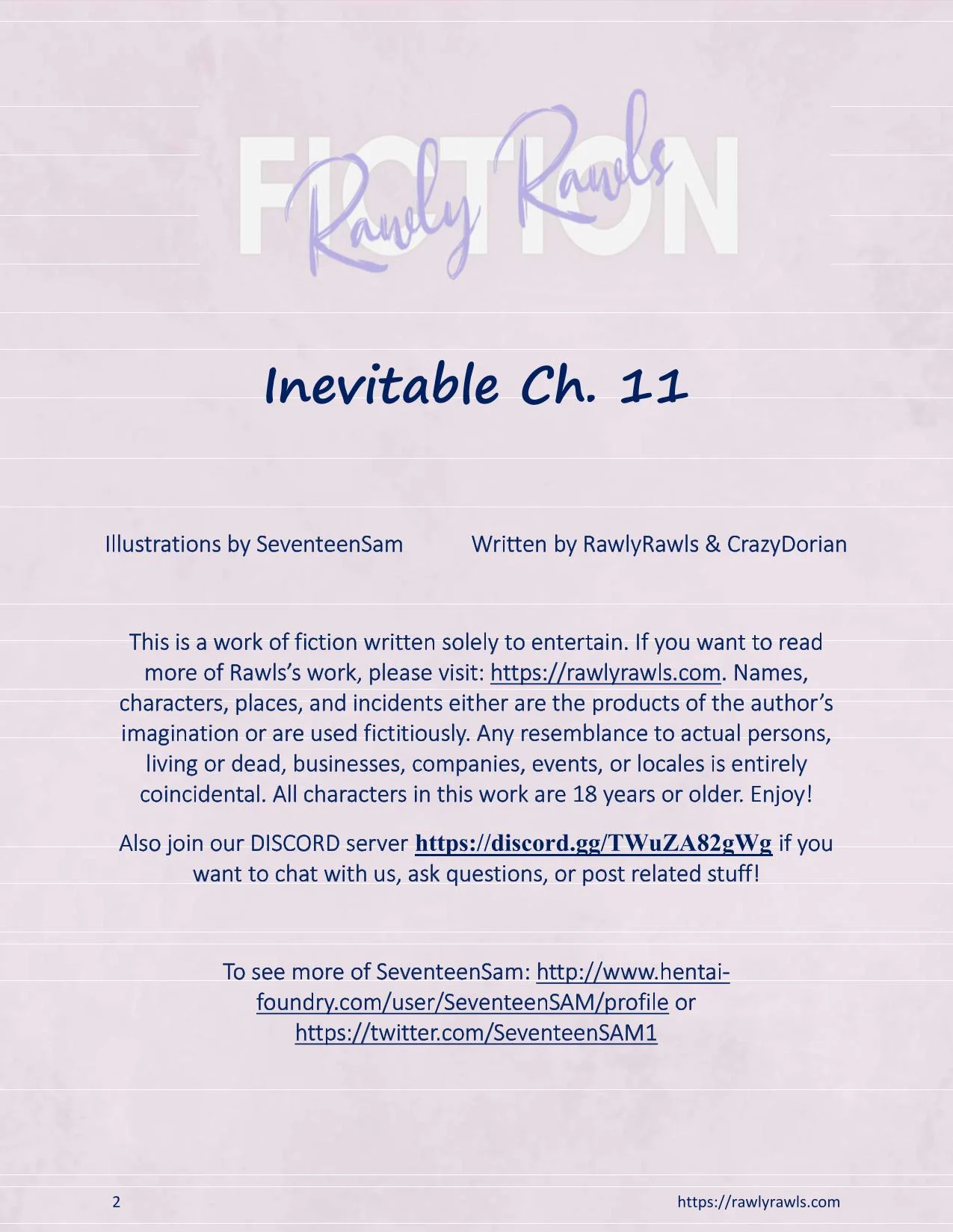 Inevitable [SeventeenSam , RawlyRawls] 11 . Inevitable - Chapter 11 [SeventeenSam , RawlyRawls] – page 2