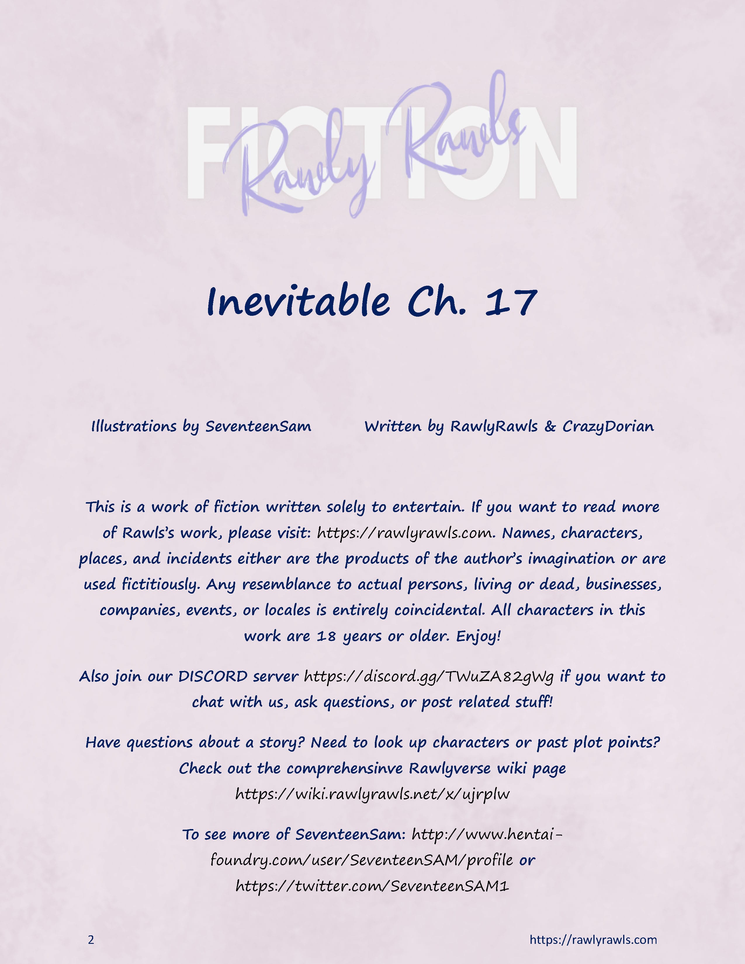Inevitable [SeventeenSam , RawlyRawls] 17 . Inevitable - Chapter 17 [SeventeenSam , RawlyRawls] – page 2