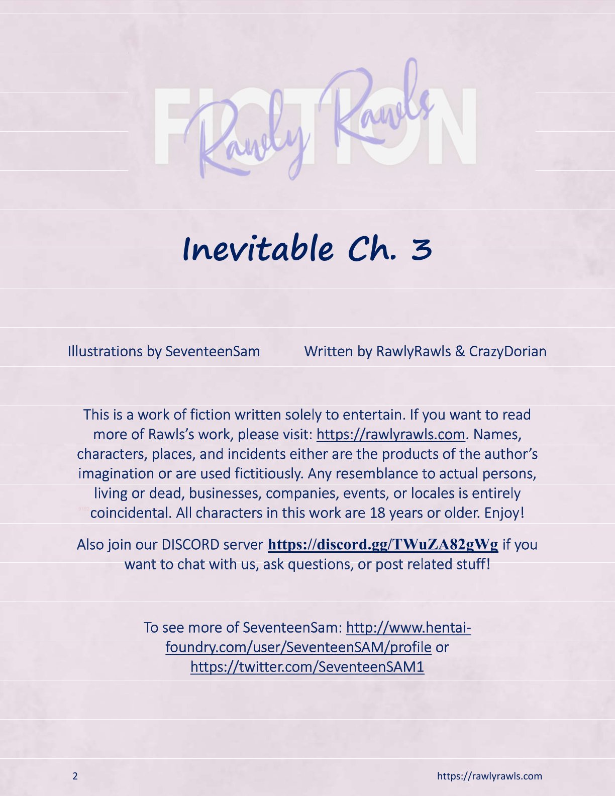 Inevitable [SeventeenSam , RawlyRawls] 3 . Inevitable - Chapter 3 [SeventeenSam , RawlyRawls] – page 2
