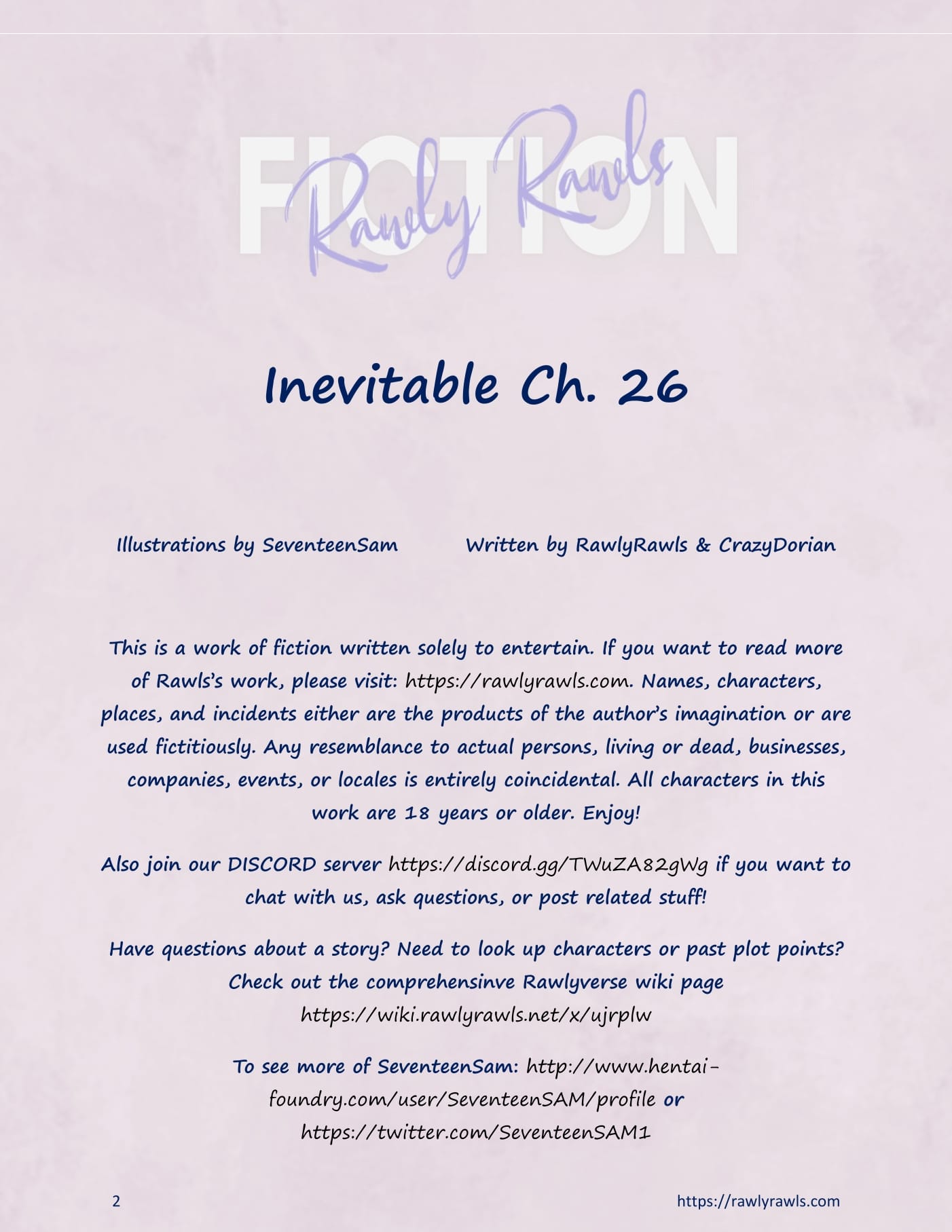 Inevitable [SeventeenSam , RawlyRawls] 26 . Inevitable - Chapter 26 [SeventeenSam , RawlyRawls] – page 2