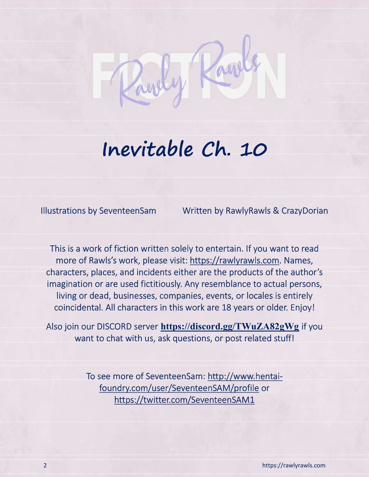 Inevitable [SeventeenSam , RawlyRawls] 10 . Inevitable - Chapter 10 [SeventeenSam , RawlyRawls] – page 2