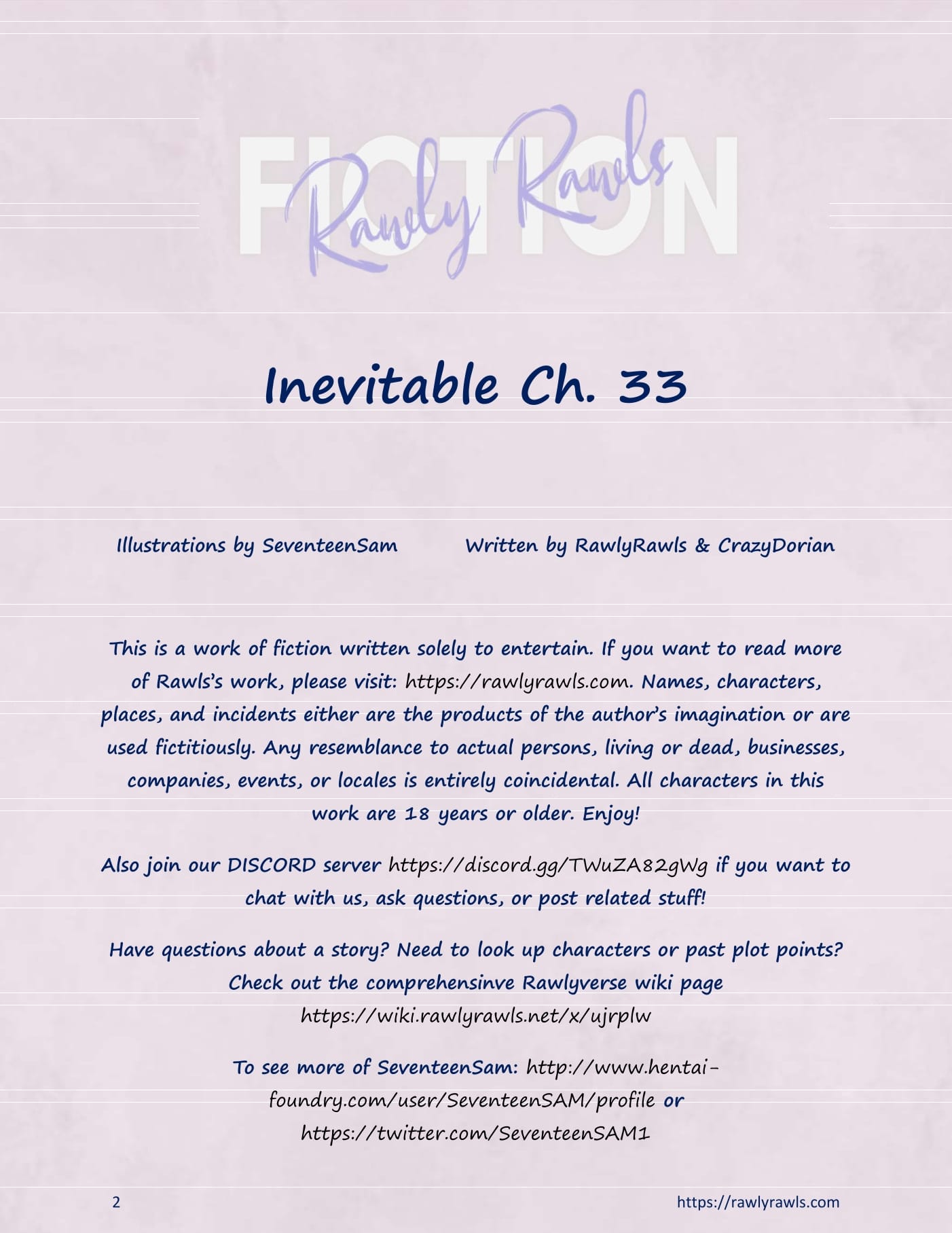 Inevitable [SeventeenSam , RawlyRawls] 33 . Inevitable - Chapter 33 [SeventeenSam , RawlyRawls] – page 2