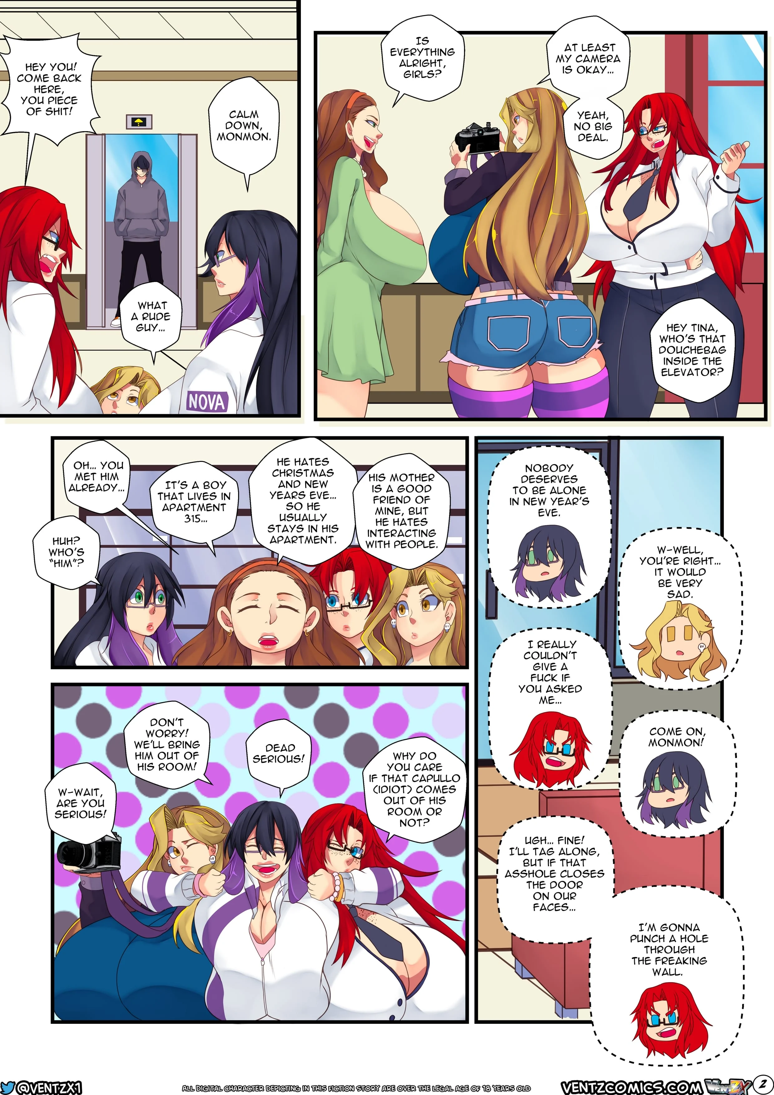 Naughty New Year’s Eve [Ventz Comics] 1 . Naughty New Year's Eve - Chapter 1 [Ventz Comics] – page 4