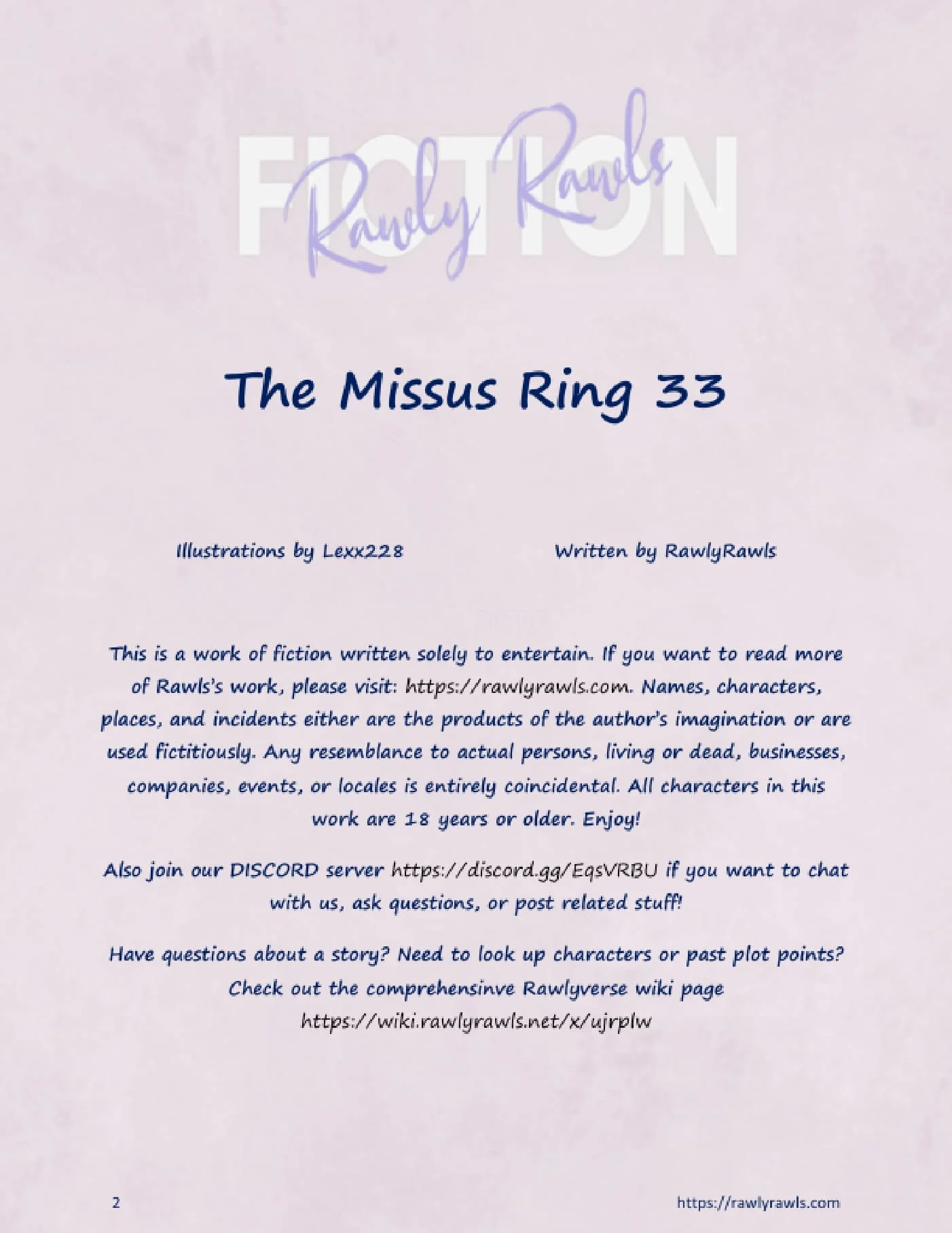 The Missus Ring [Lexx228 , RawlyRawls] 33 . The Missus Ring - Chapter 33 [Lexx228 , RawlyRawls] – page 2