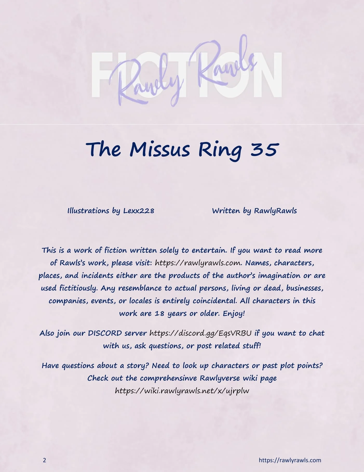 The Missus Ring [Lexx228 , RawlyRawls] 35 . The Missus Ring - Chapter 35 [Lexx228 , RawlyRawls] – page 2