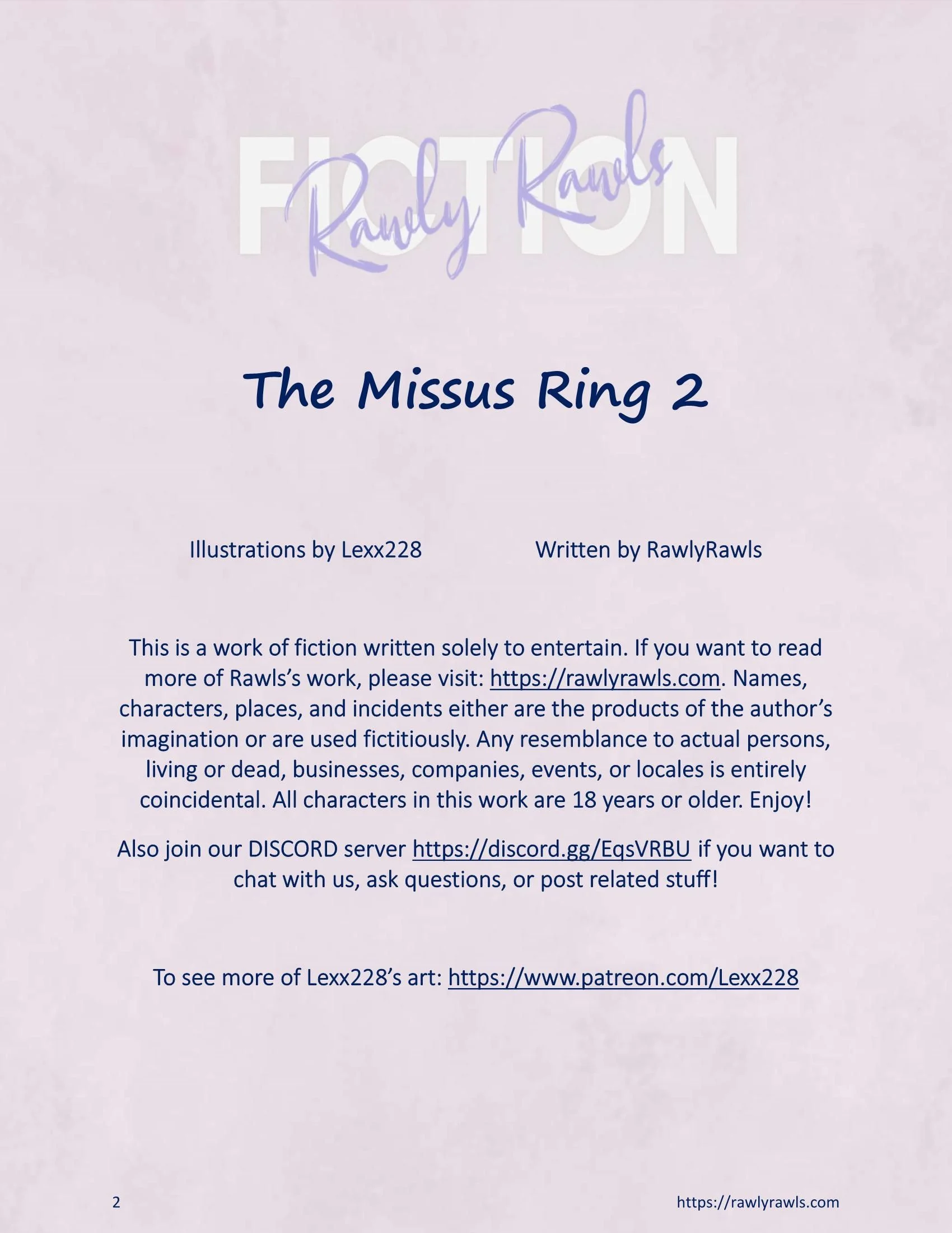 The Missus Ring [Lexx228 , RawlyRawls] 2 . The Missus Ring - Chapter 2 [Lexx228 , RawlyRawls] – page 2