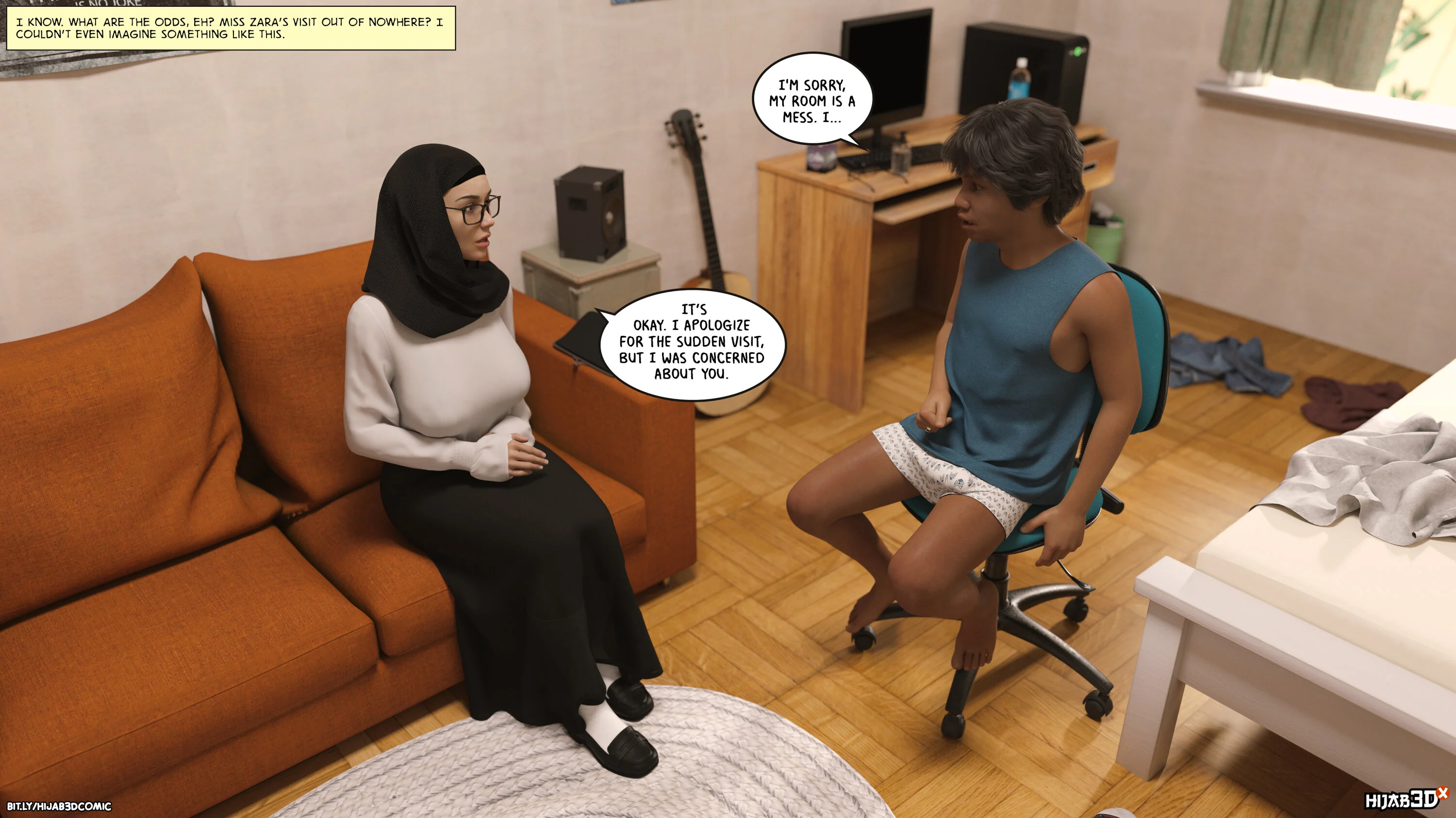Alpha [LoseKorntrol , Hijab 3DX] 4 . Alpha - Chapter 4 [LoseKorntrol , Hijab 3DX] – page 59