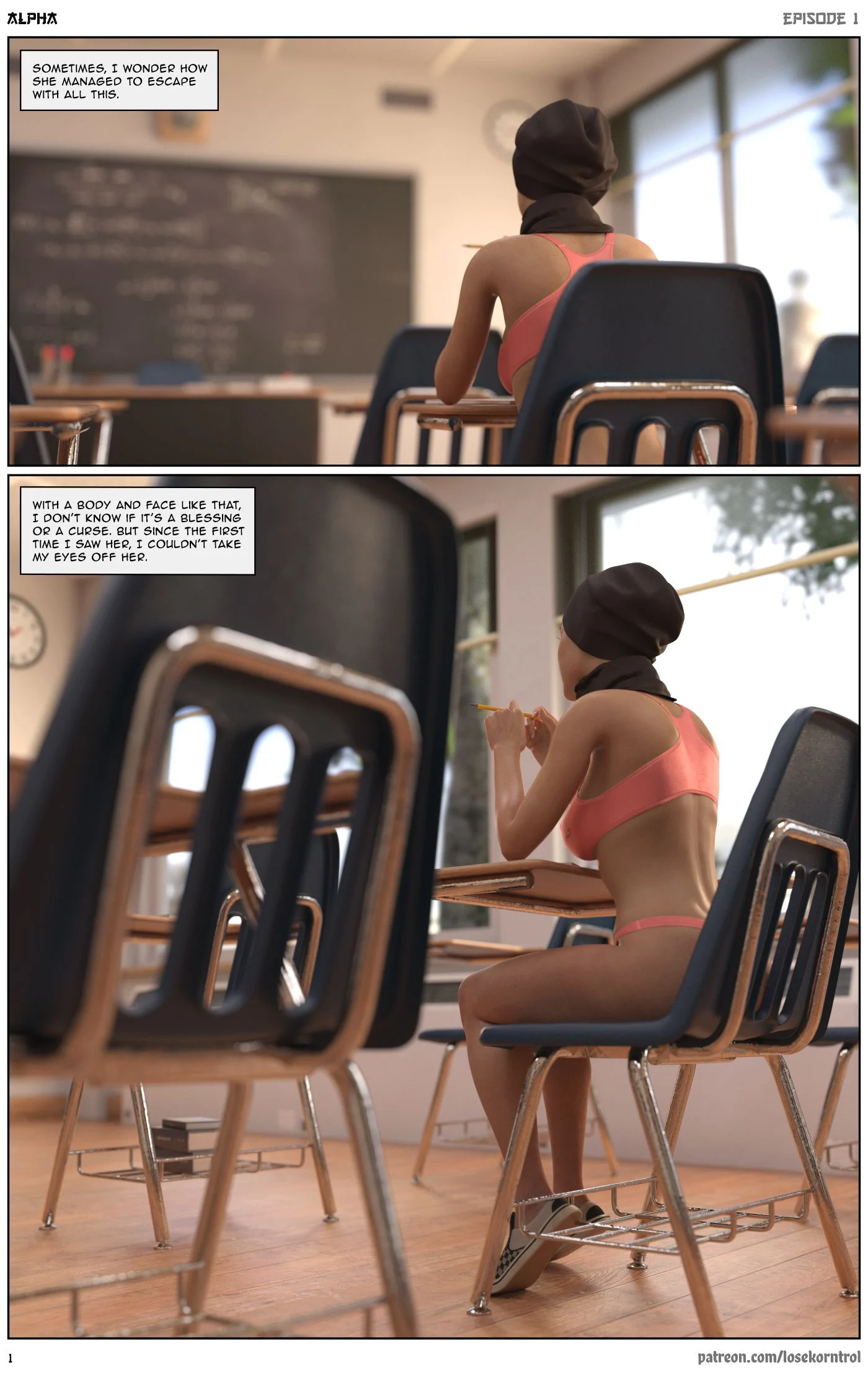 Alpha [LoseKorntrol , Hijab 3DX] 1 . Alpha - Chapter 1 [LoseKorntrol , Hijab 3DX] – page 1
