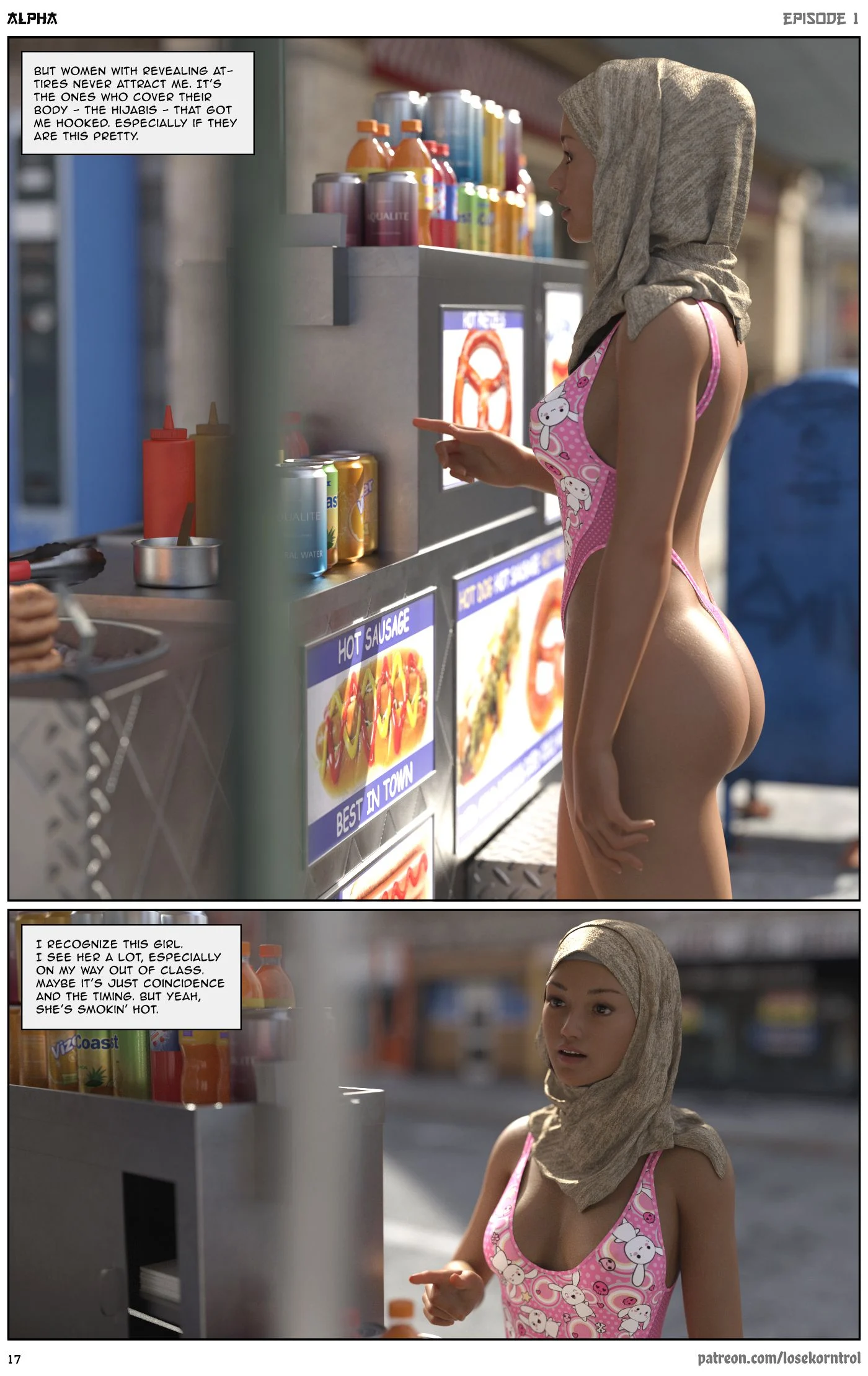 Alpha [LoseKorntrol , Hijab 3DX] 1 . Alpha - Chapter 1 [LoseKorntrol , Hijab 3DX] – page 17