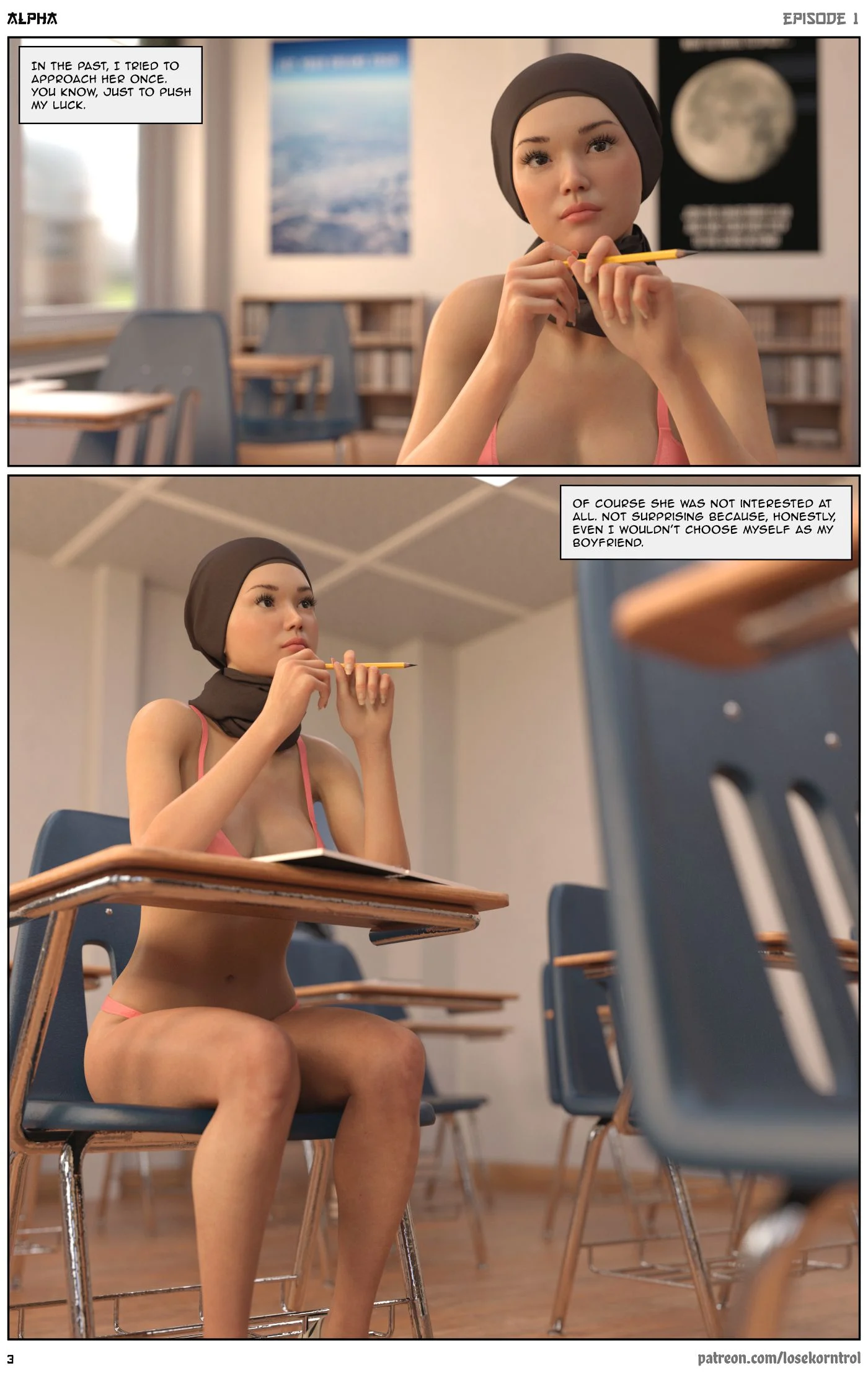 Alpha [LoseKorntrol , Hijab 3DX] 1 . Alpha - Chapter 1 [LoseKorntrol , Hijab 3DX] – page 3