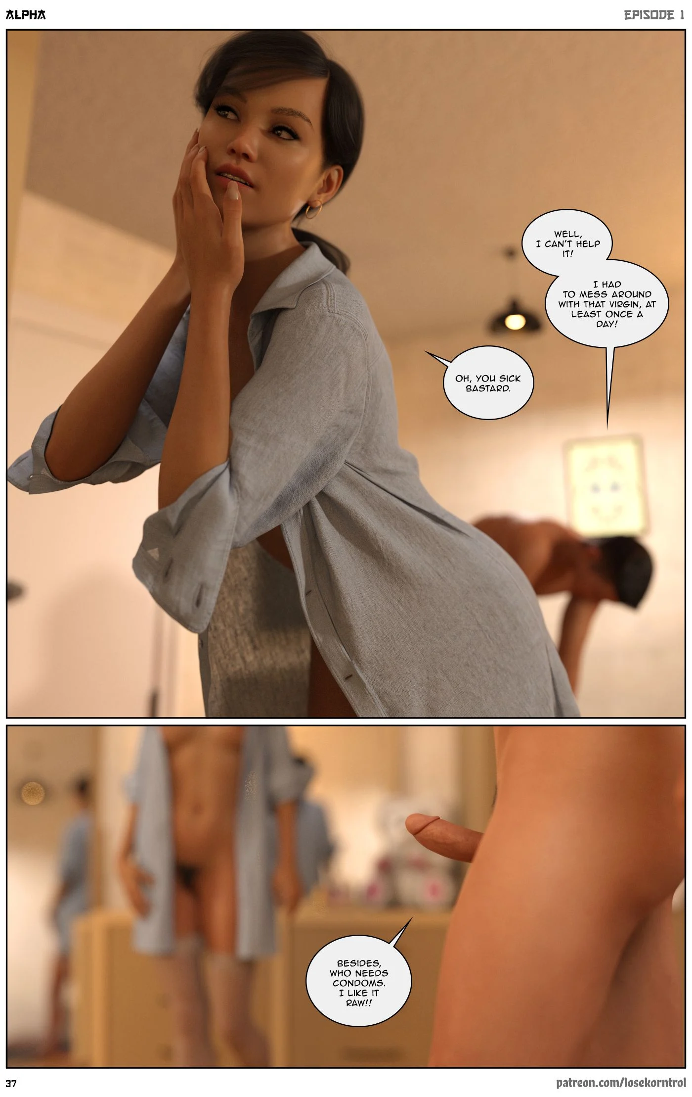 Alpha [LoseKorntrol , Hijab 3DX] 1 . Alpha - Chapter 1 [LoseKorntrol , Hijab 3DX] – page 37