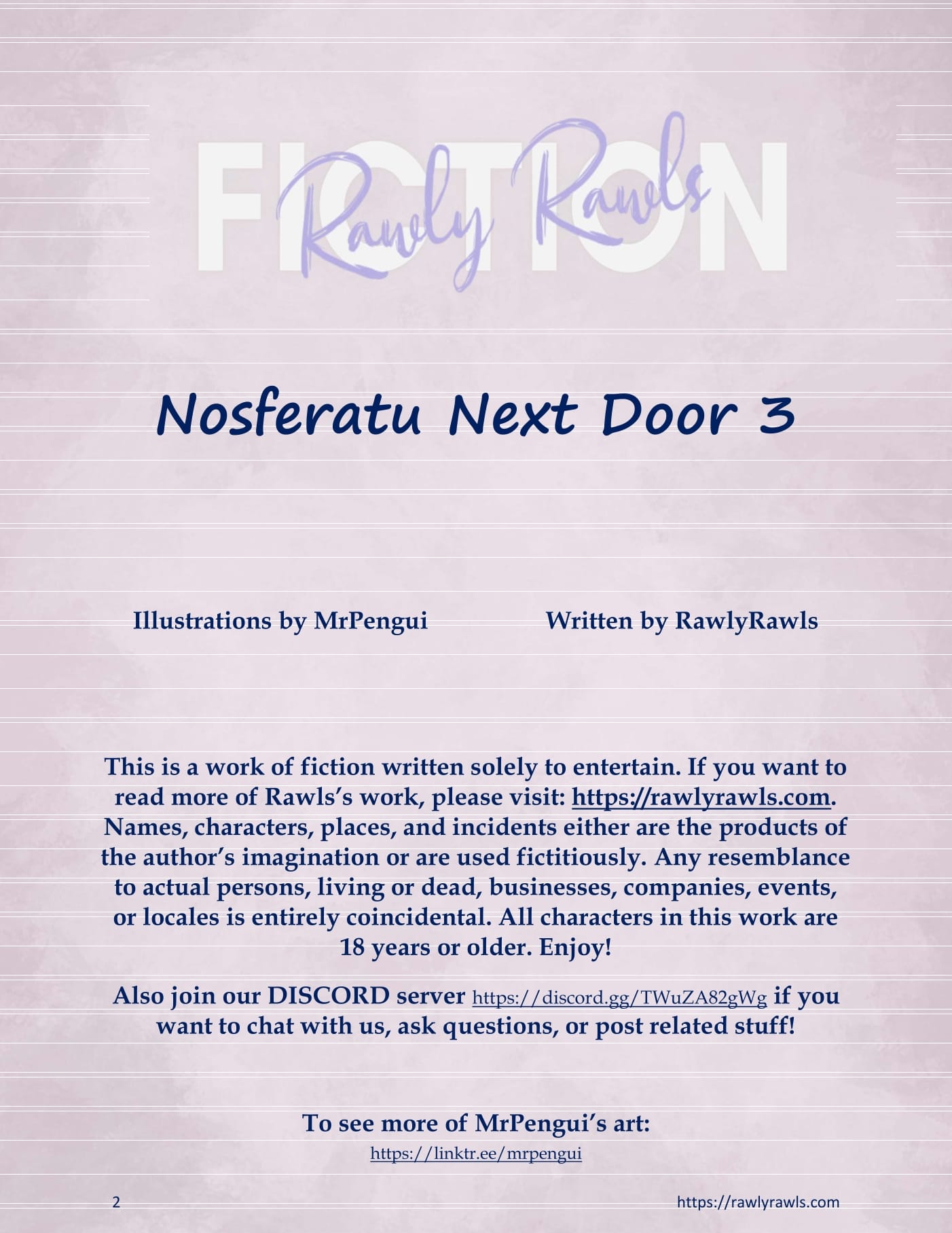 Nosferatu Next Door [MrPengui , RawlyRawls] 3 . Nosferatu Next Door - Chapter 3 [MrPengui , RawlyRawls] – page 2