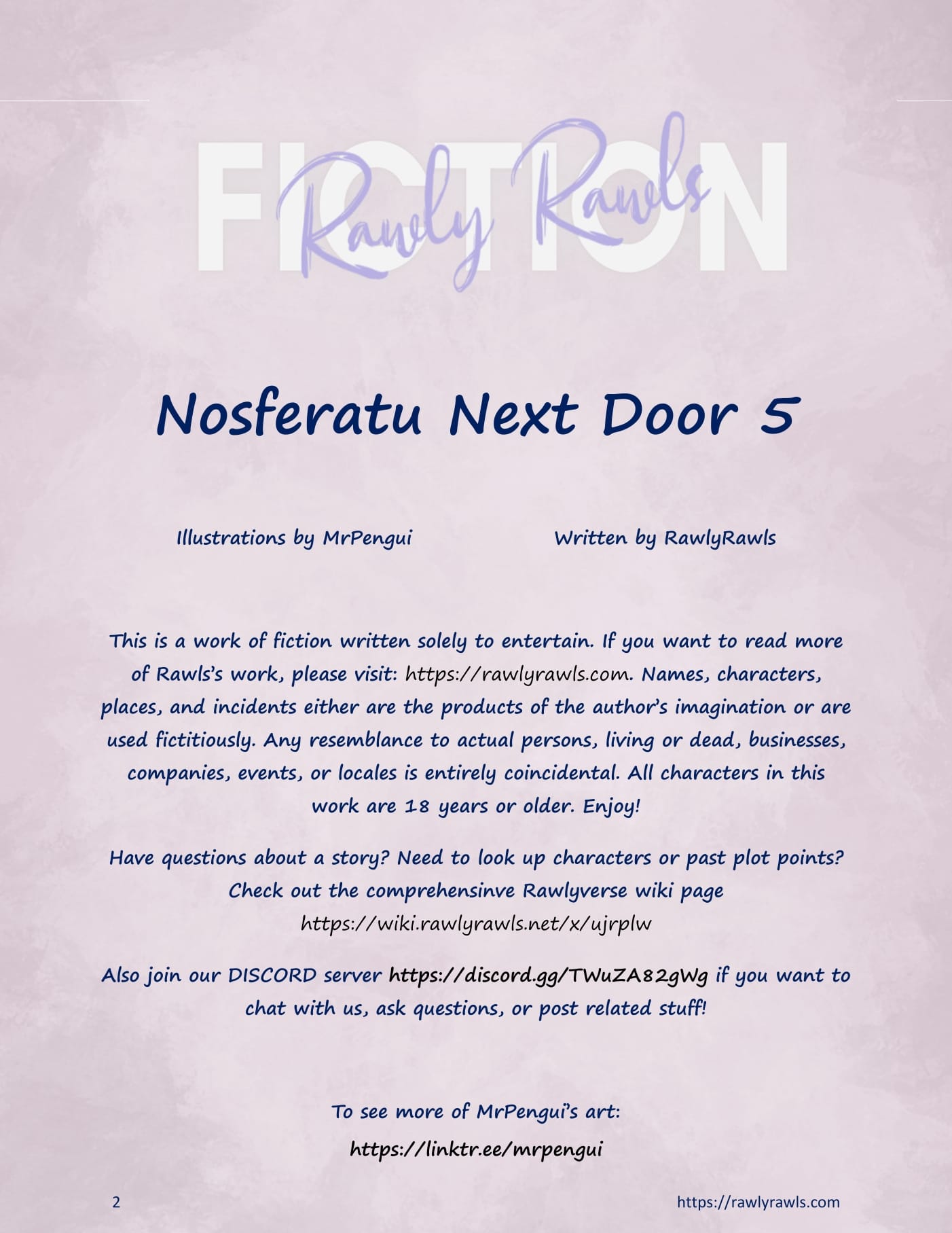 Nosferatu Next Door [MrPengui , RawlyRawls] 5 . Nosferatu Next Door - Chapter 5 [MrPengui , RawlyRawls] – page 2