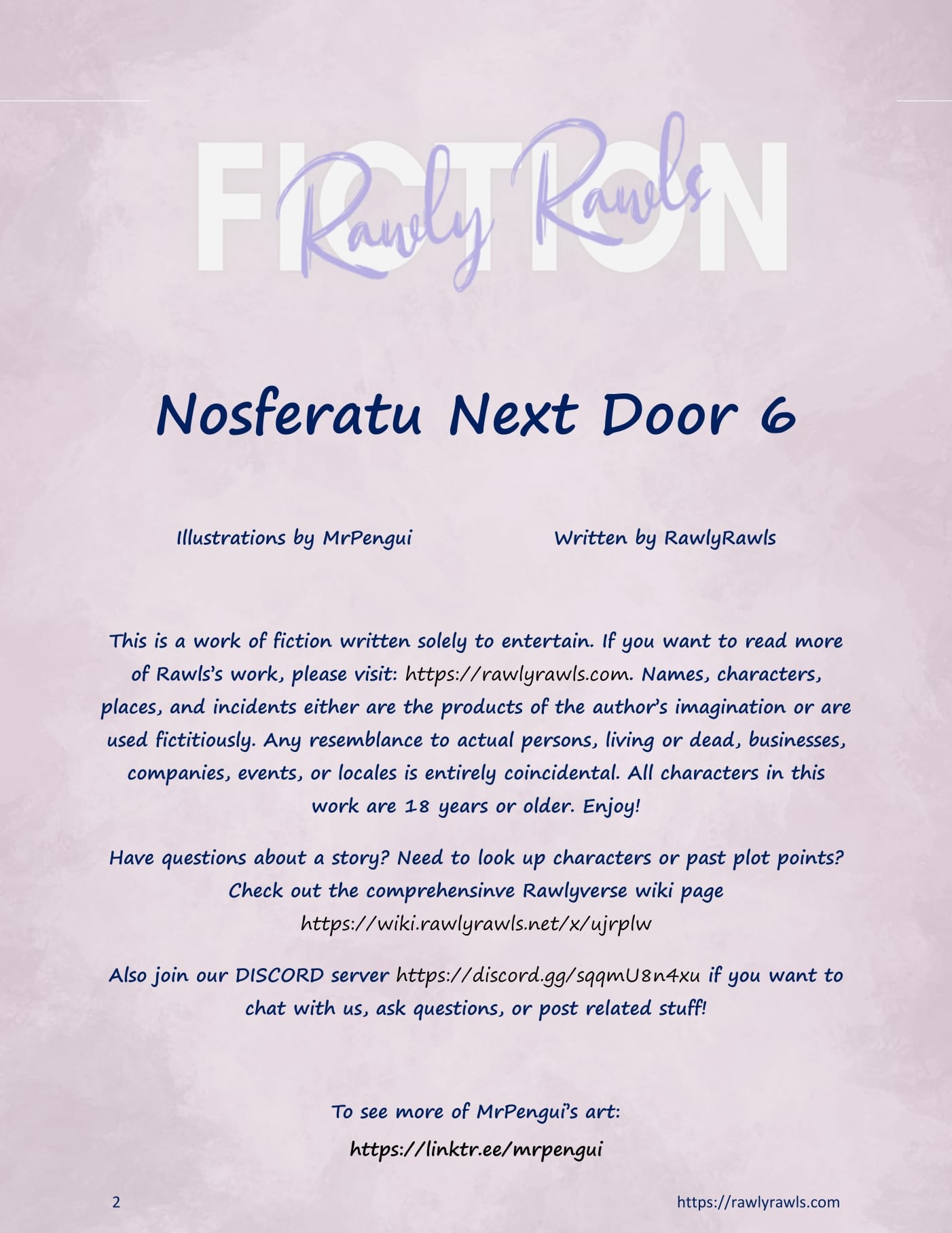Nosferatu Next Door [MrPengui , RawlyRawls] 6 . Nosferatu Next Door - Chapter 6 [MrPengui , RawlyRawls] – page 2