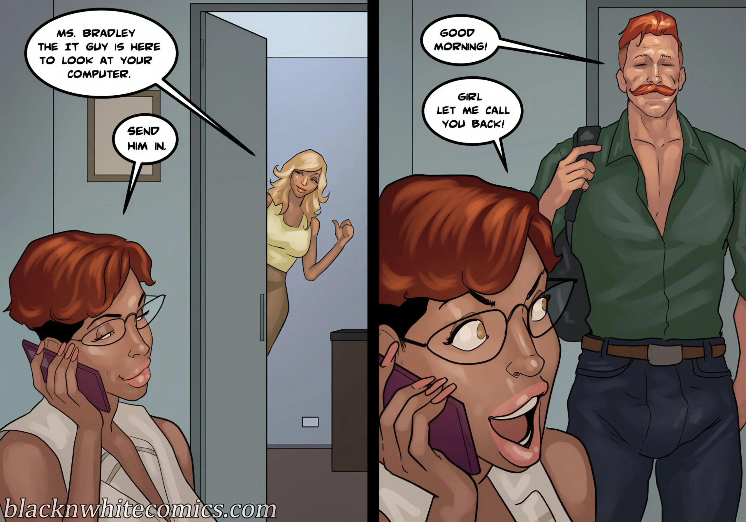 Apartment 1B [BlackNWhiteComics] 1 . Apartment 1B - Chapter 1 [BlackNWhiteComics] – page 32