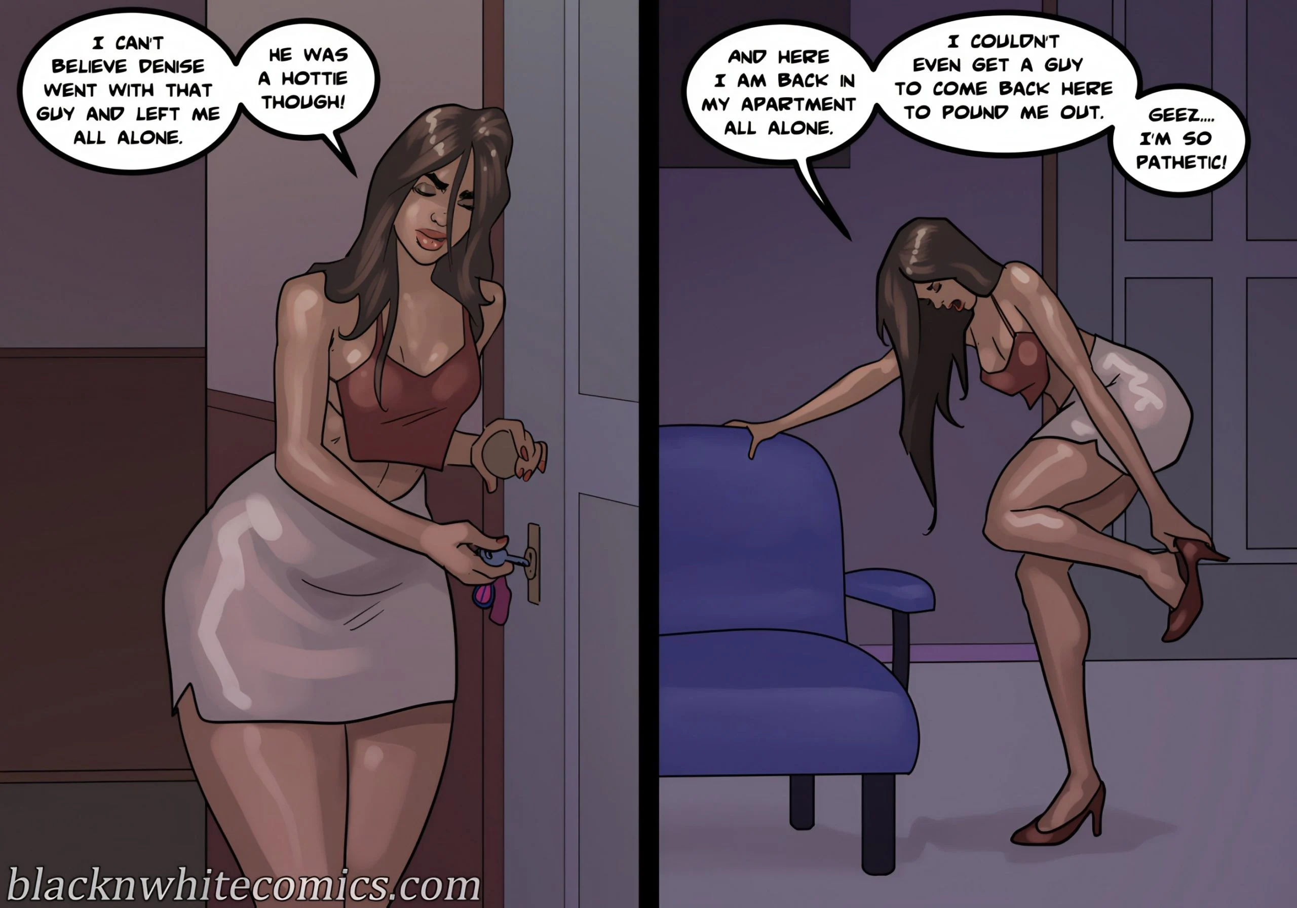 Apartment 1B [BlackNWhiteComics] 1 . Apartment 1B - Chapter 1 [BlackNWhiteComics] – page 90
