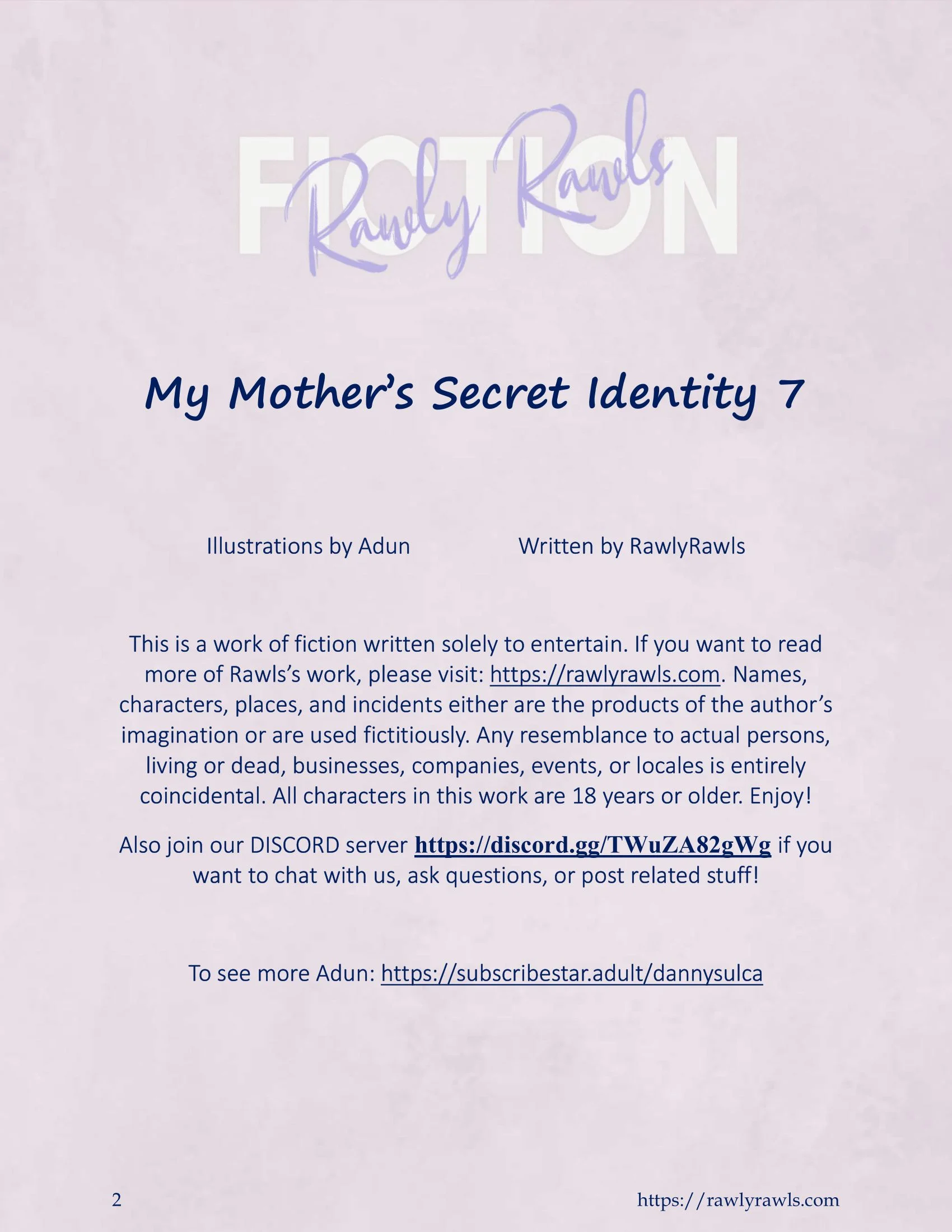 My Mother’s Secret Identity [Adun | Danny Sulca , RawlyRawls] 7 . My Mother's Secret Identity - Chapter 7 [Adun | Danny Sulca , RawlyRawls] – page 2