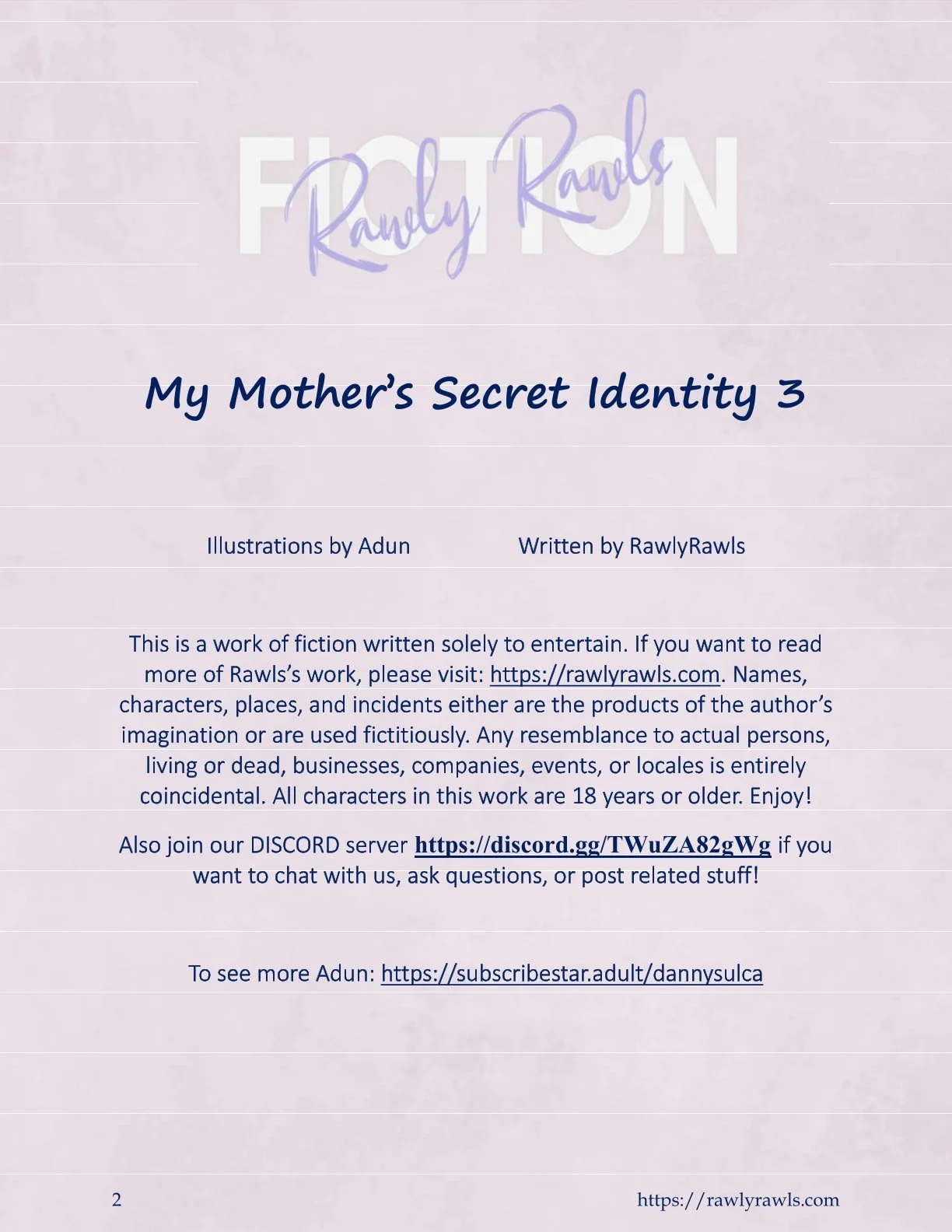 My Mother’s Secret Identity [Adun | Danny Sulca , RawlyRawls] 3 . My Mother's Secret Identity - Chapter 3 [Adun - Danny Sulca , RawlyRawls] – page 2