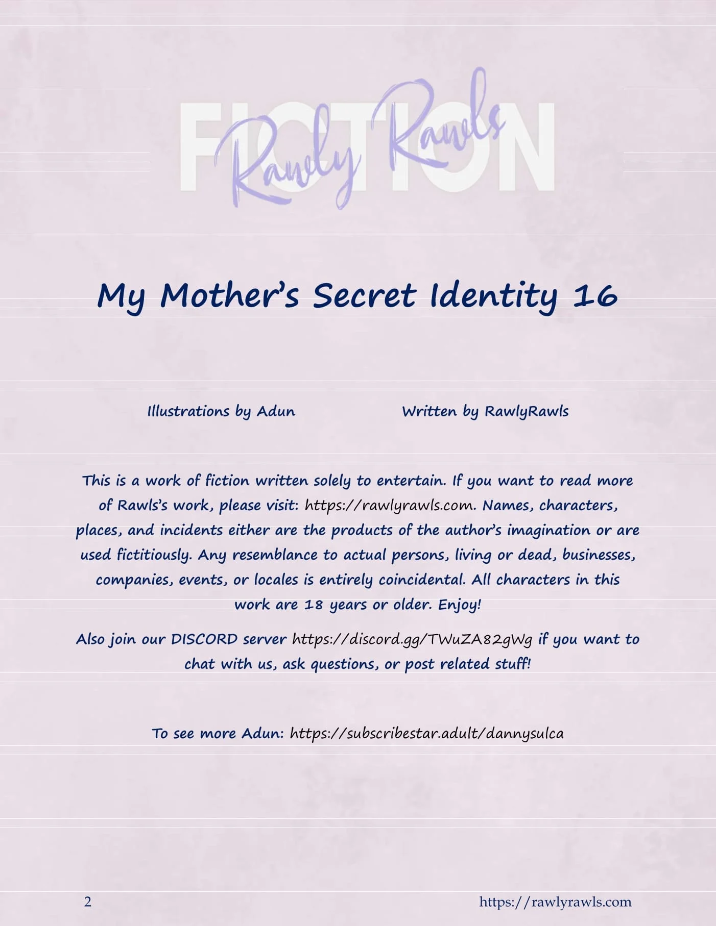 My Mother’s Secret Identity [Adun | Danny Sulca , RawlyRawls] 16 . My Mother's Secret Identity - Chapter 16 [Adun , RawlyRawls] – page 2