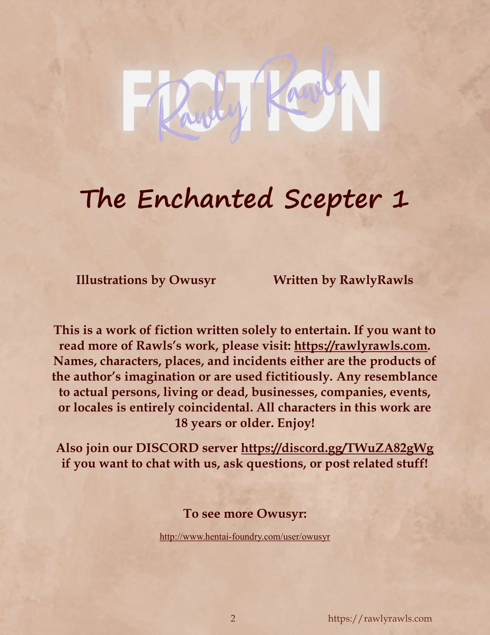 The Enchanted Scepter [Owusyr , RawlyRawls] 1 . The Enchanted Scepter  - Chapter 1 [Owusyr , RawlyRawls] – page 2