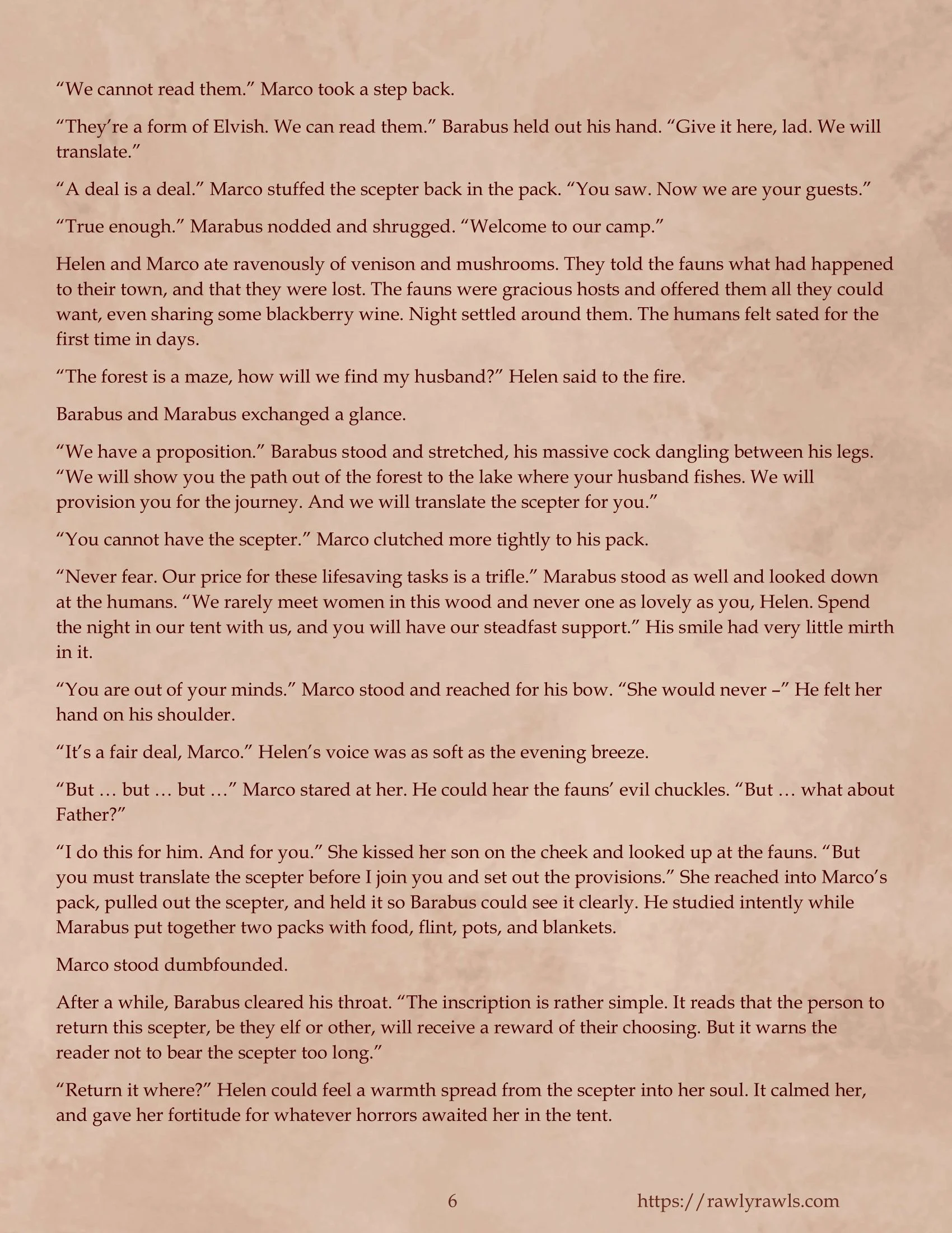 The Enchanted Scepter [Owusyr , RawlyRawls] 1 . The Enchanted Scepter  - Chapter 1 [Owusyr , RawlyRawls] – page 6