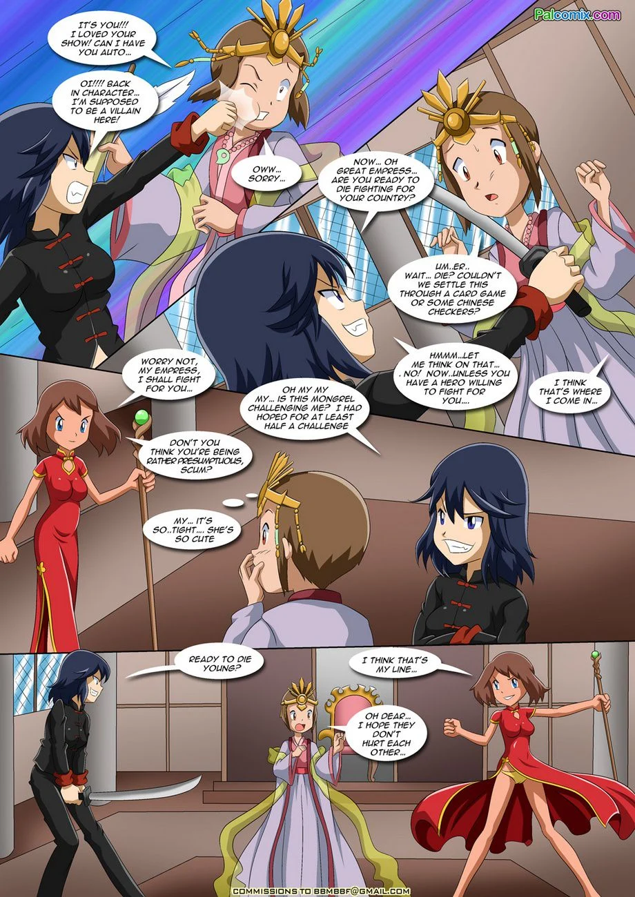 Lesbian Fantasy Island (Digimon , Pokemon) [Palcomix] 2 . Lesbian Fantasy Island - Kari And May - Chapter 2 (Digimon , Pokemon) [Palcomix] – page 3