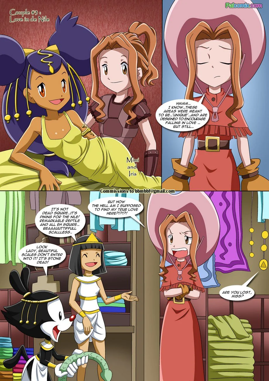 Lesbian Fantasy Island (Digimon , Pokemon) [Palcomix] 3 . Lesbian Fantasy Island - Iris And Mimi - Chapter 3 (Digimon , Pokemon) [Palcomix] – page 2