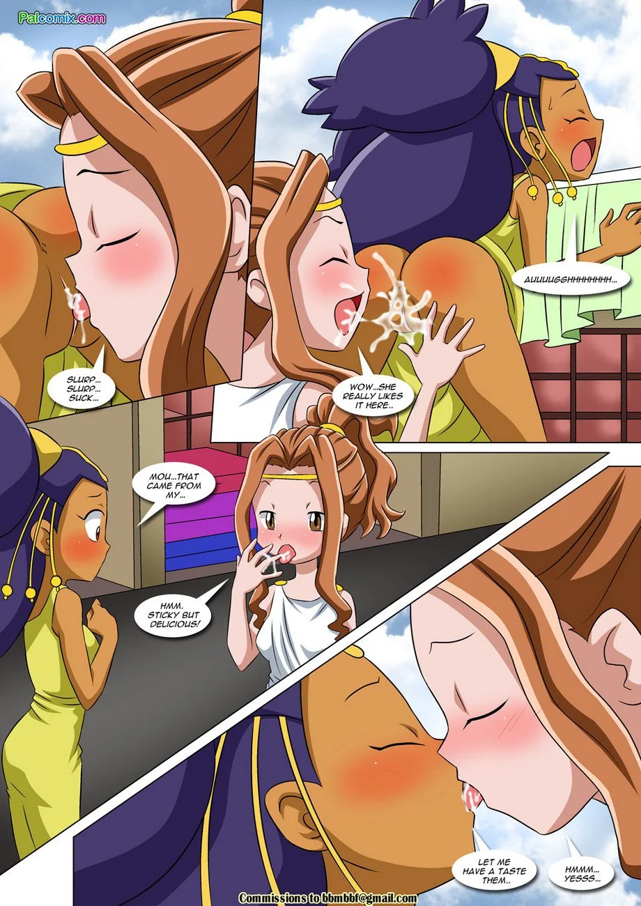 Lesbian Fantasy Island (Digimon , Pokemon) [Palcomix] 3 . Lesbian Fantasy Island - Iris And Mimi - Chapter 3 (Digimon , Pokemon) [Palcomix] – page 7