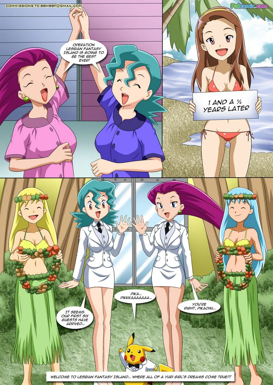 Lesbian Fantasy Island (Digimon , Pokemon) [Palcomix] 1 . Lesbian Fantasy Island - Sora And Dawn - Chapter 1 (Digimon , Pokemon) [Palcomix] – page 3