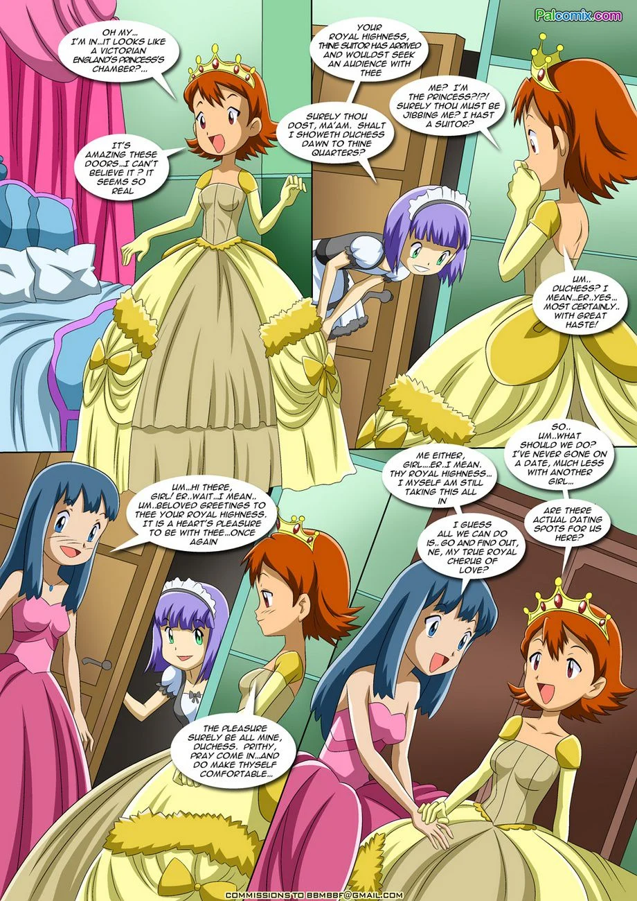 Lesbian Fantasy Island (Digimon , Pokemon) [Palcomix] 1 . Lesbian Fantasy Island - Sora And Dawn - Chapter 1 (Digimon , Pokemon) [Palcomix] – page 5